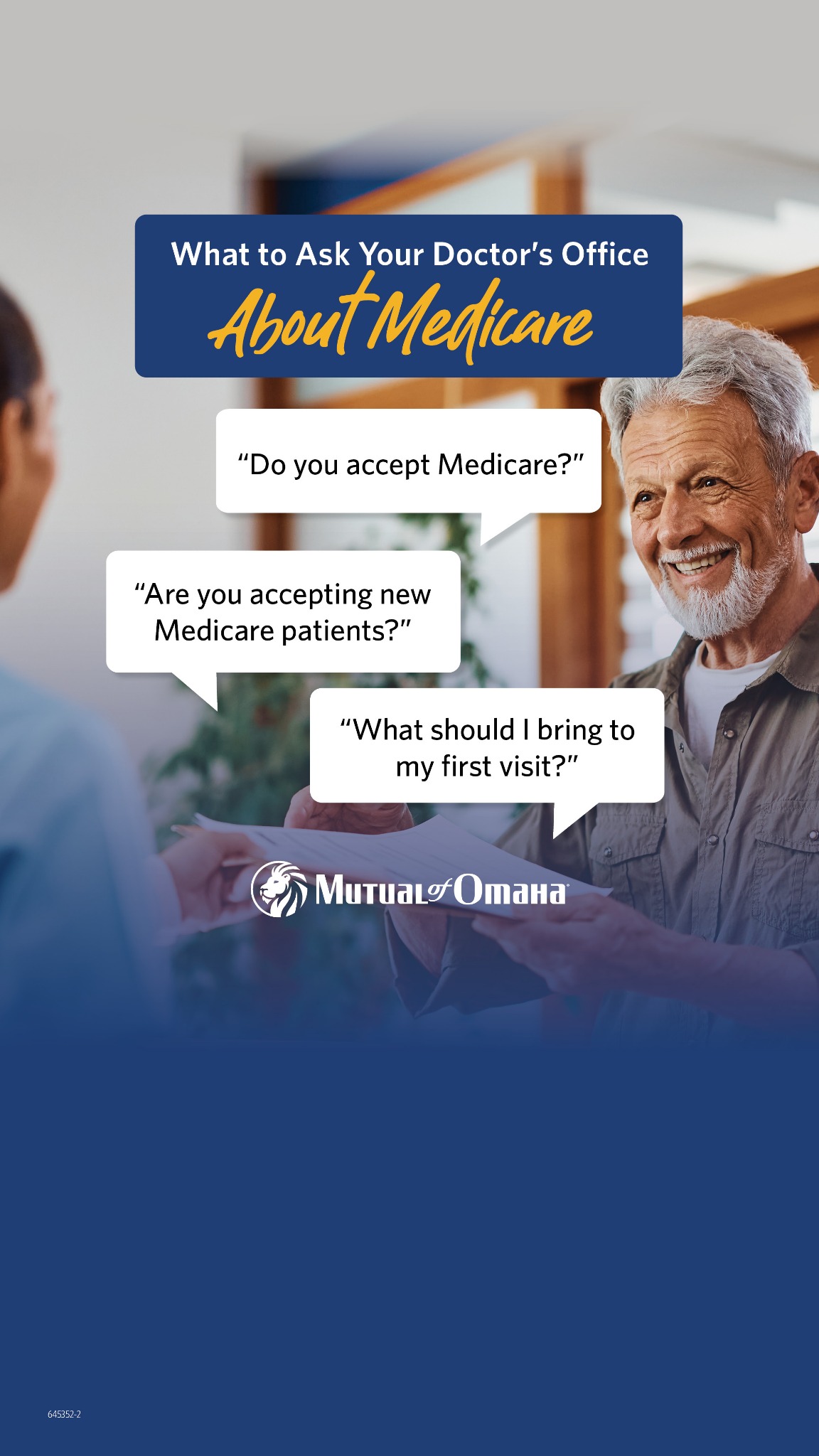 Mutual of Omaha Facebook ad: Who Accepts Medicare?