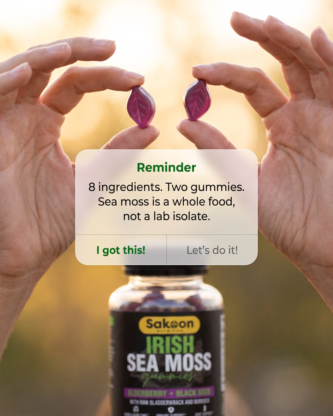 Sakoonnutrition Facebook ad