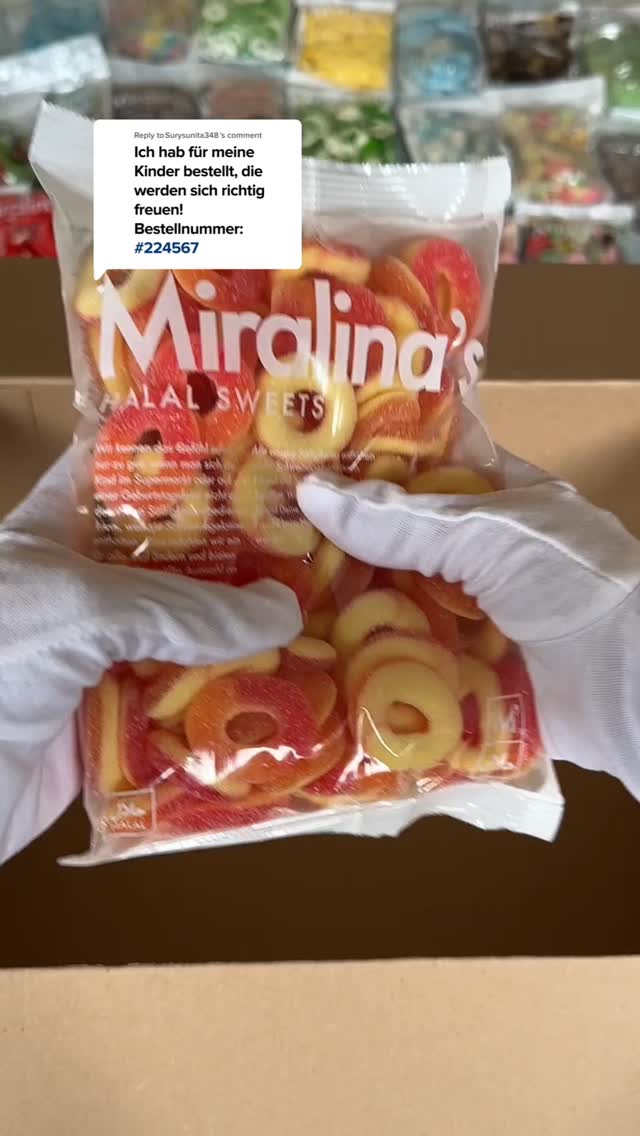 Miralina's Halal Sweets Facebook ad: Ich wünschte ich hätte Miralinas dabei gehabt hattet…