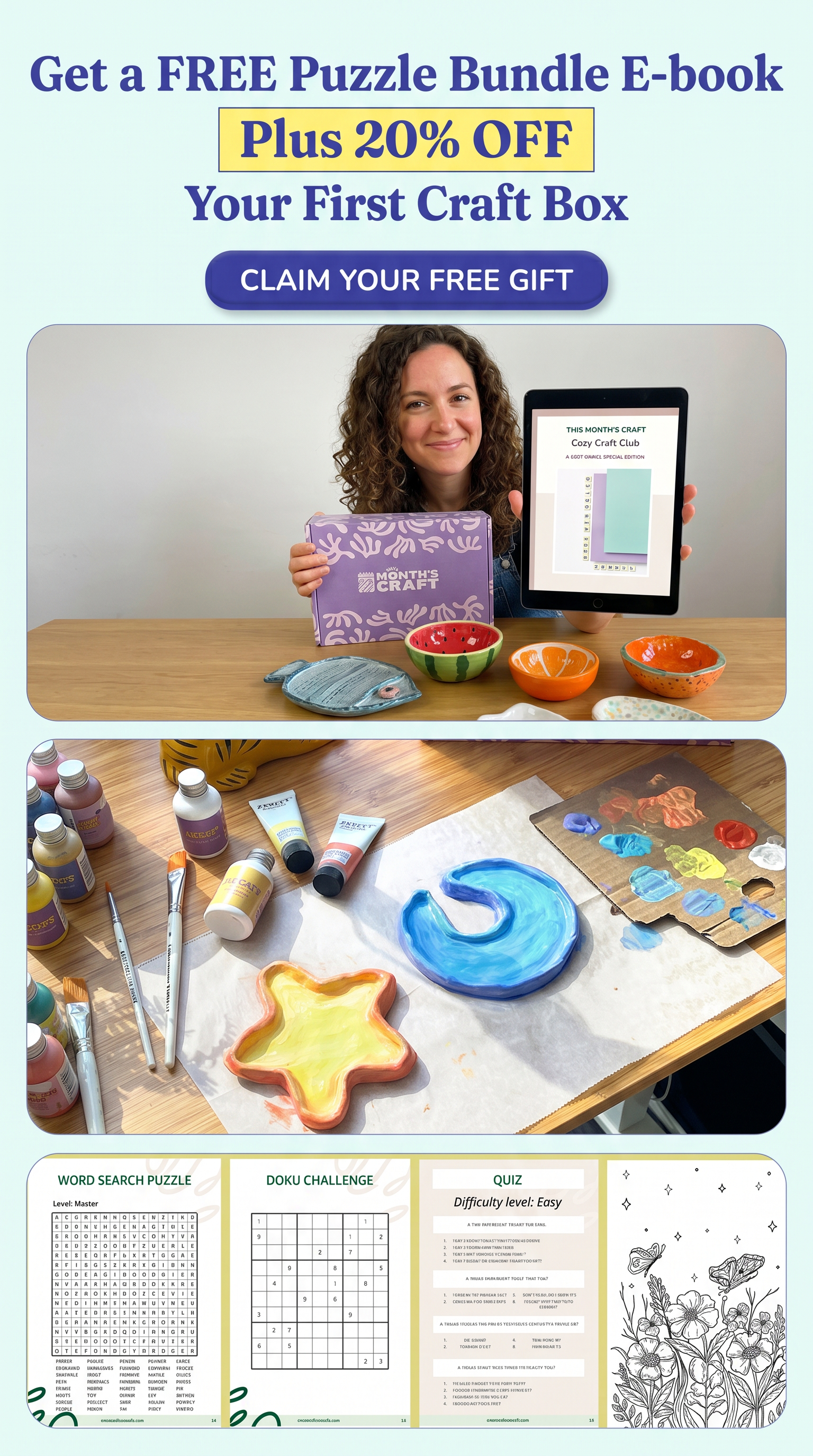 This Month's Craft Facebook ad
