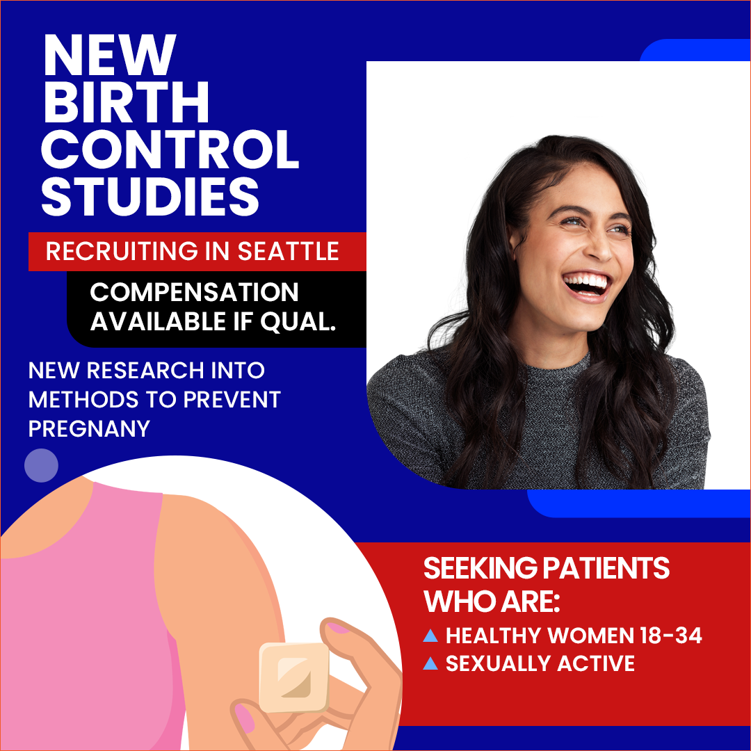 Seattle Clinical Research Center Facebook ad from Aug 28, 2025