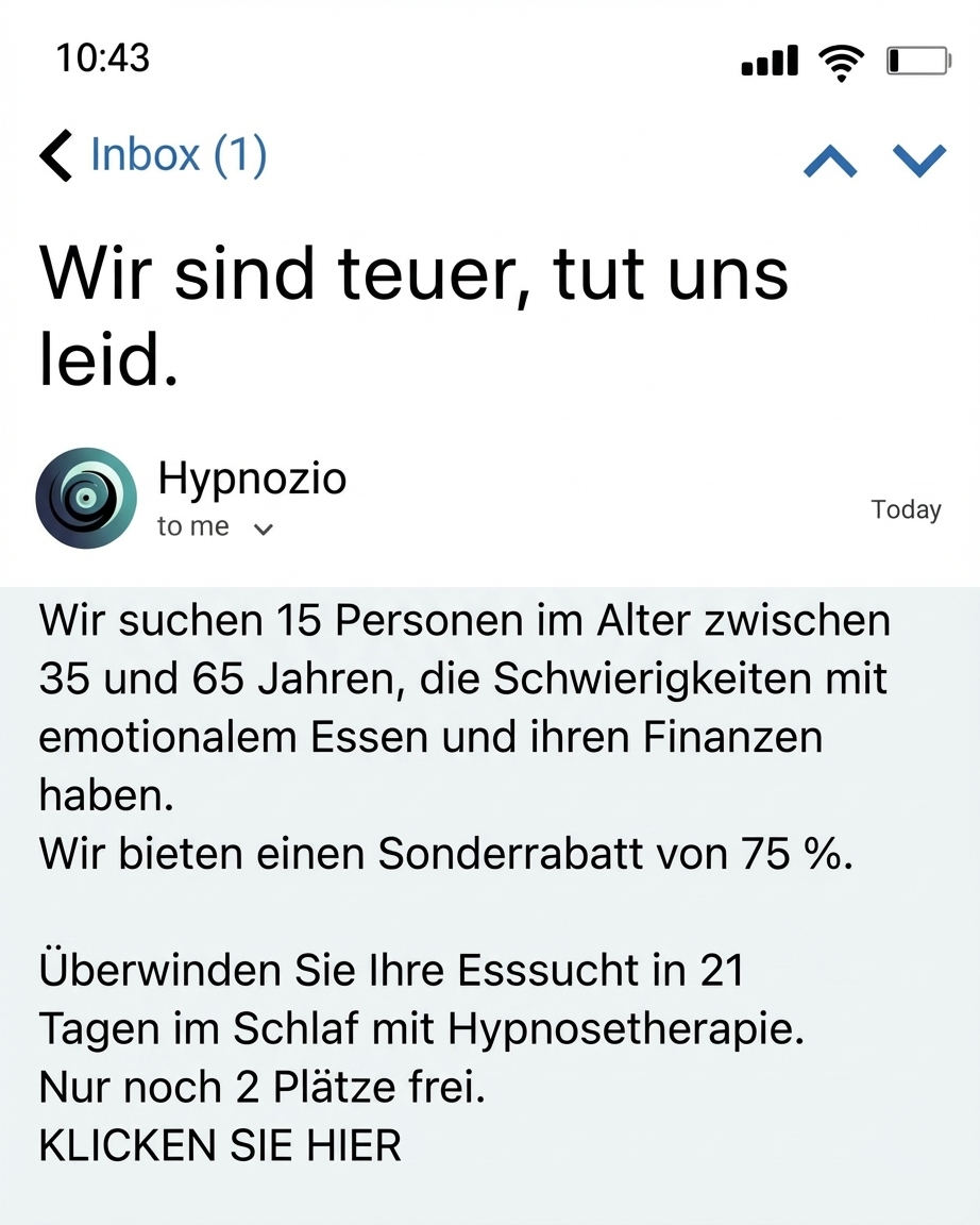 Hypnozio: power of hypnotherapy Facebook ad
