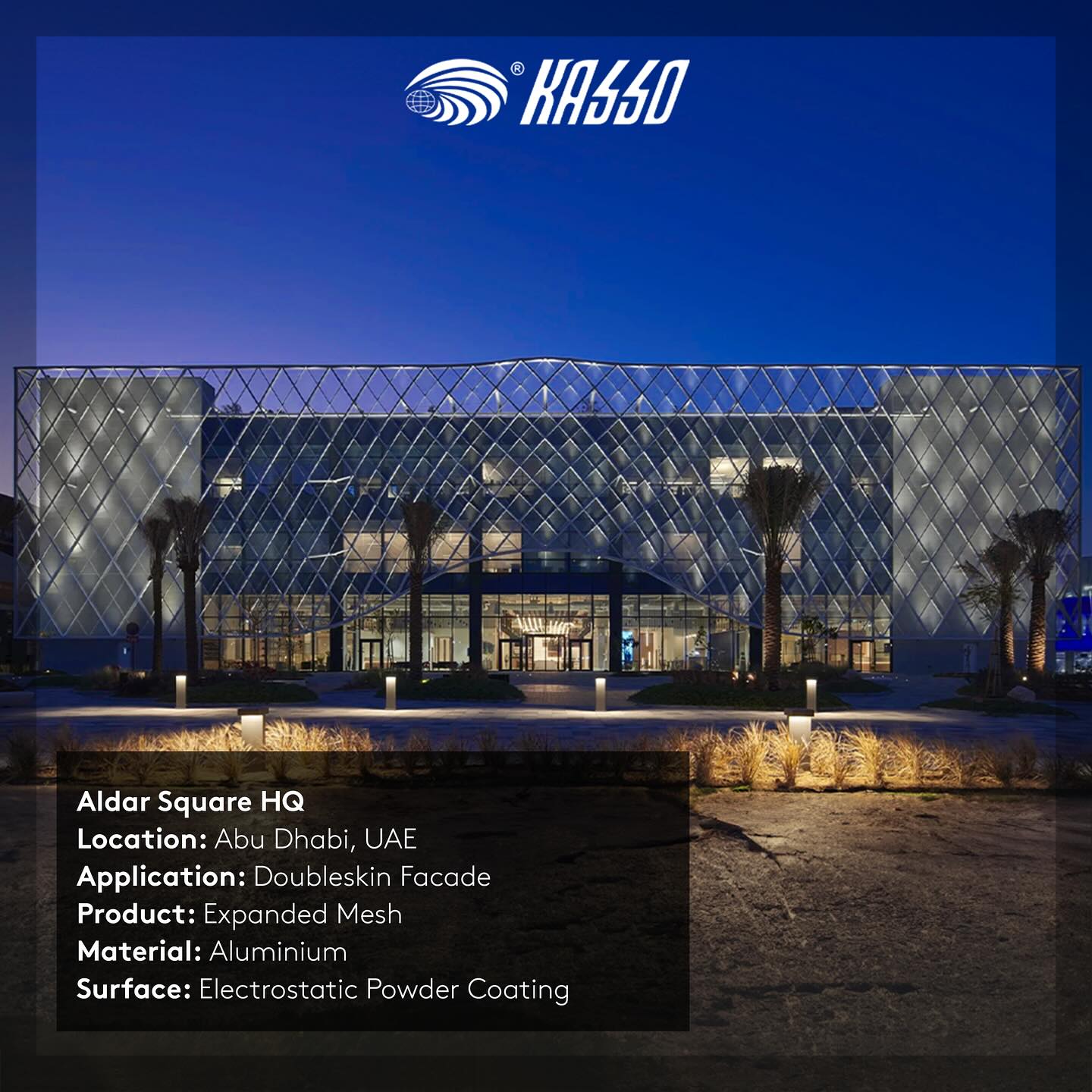 Kasso Mühendislik A.Ş. Facebook ad: Aldar Square HQ, The Gateway to Modern Design