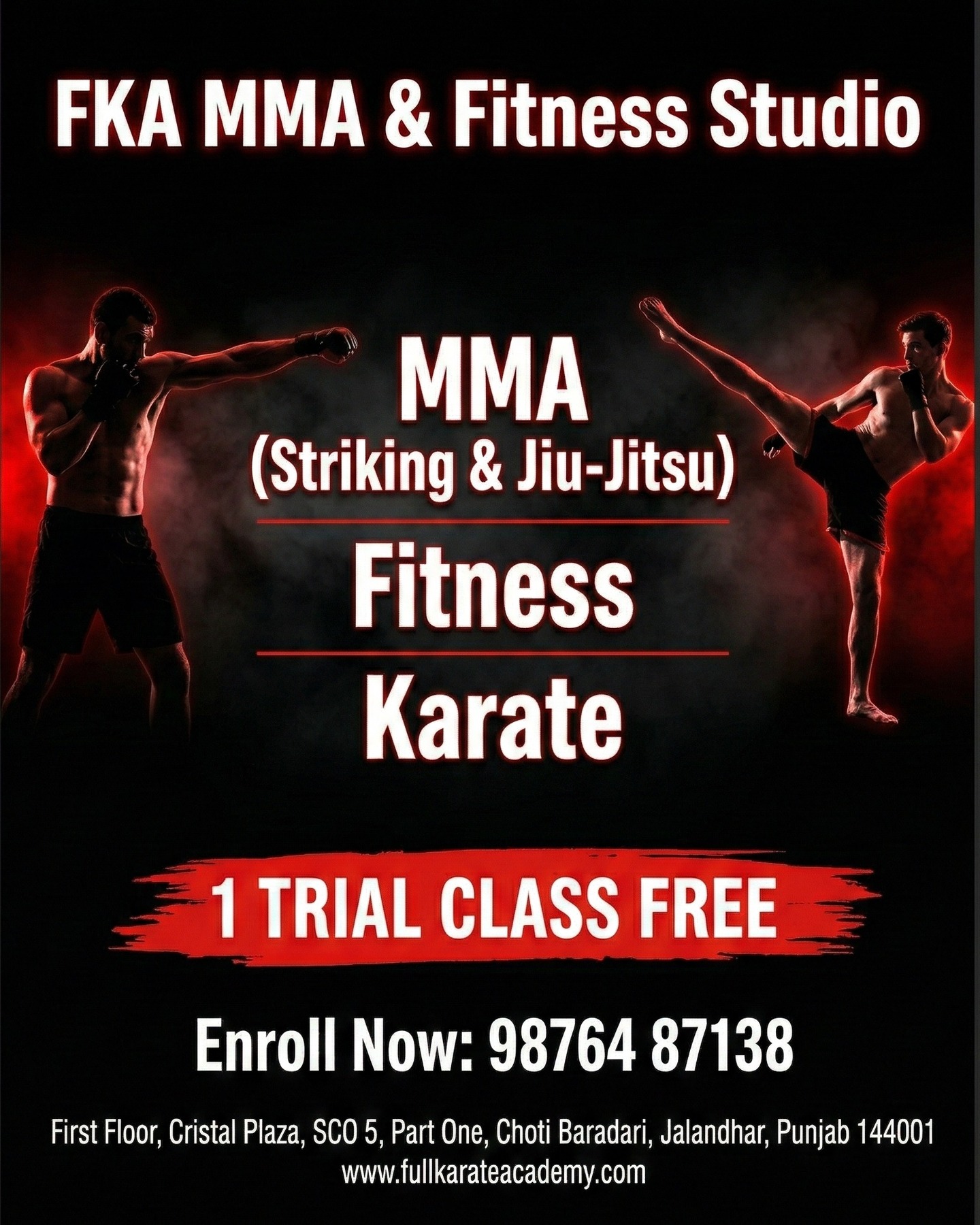 Full Karate Academy, India Facebook ad