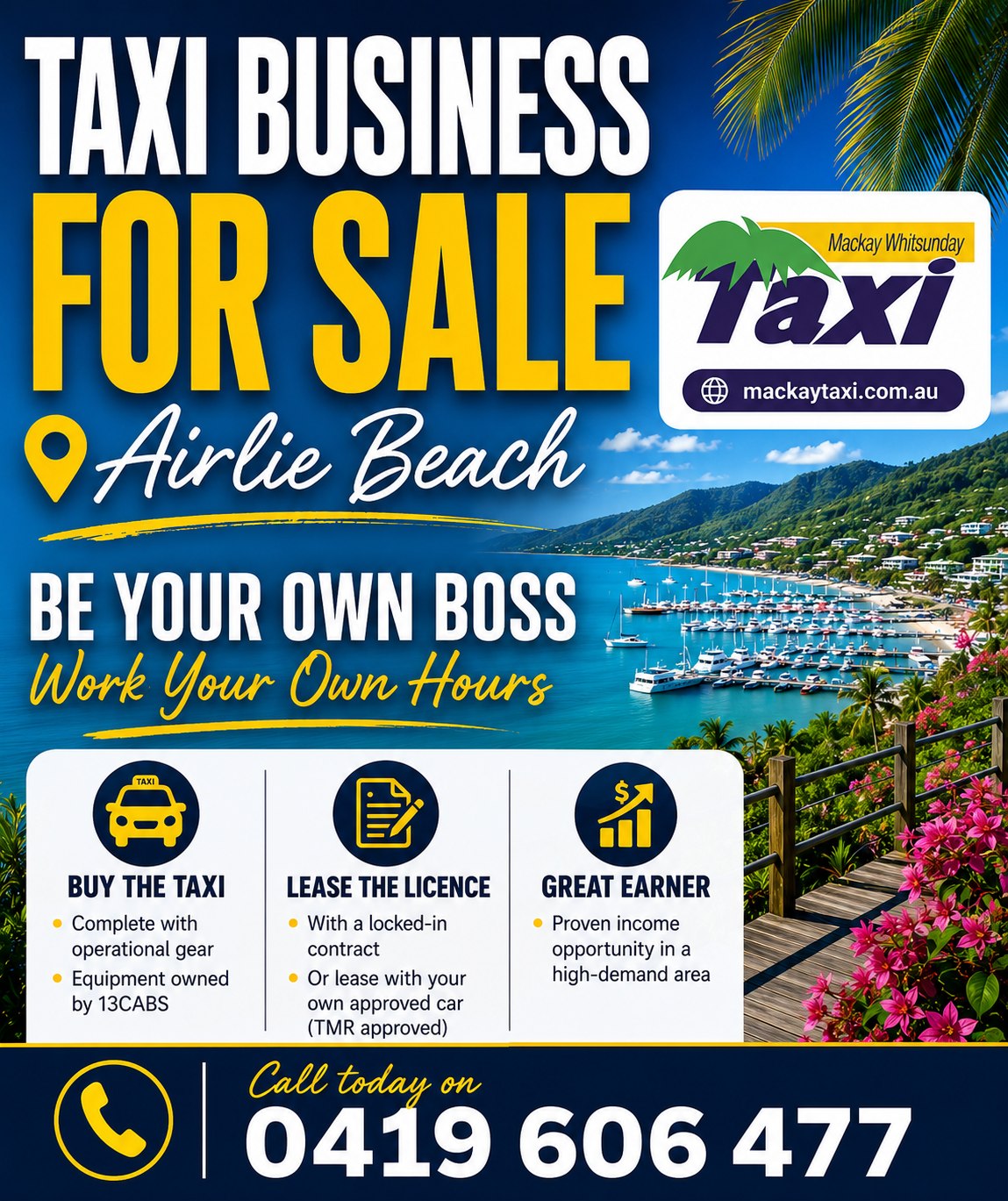 Taxi Business for Sale Facebook ad