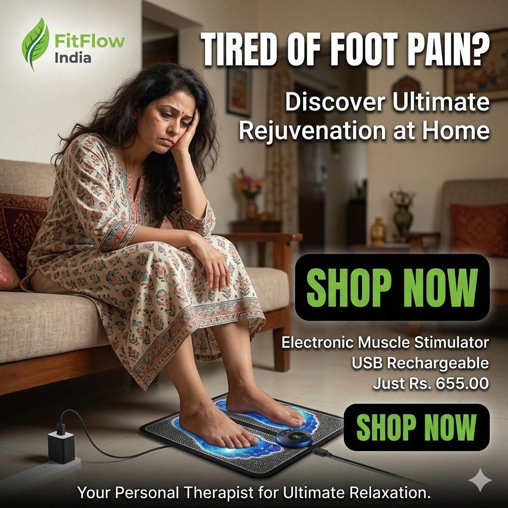 FitFlow India Facebook ad: Premium Fitness Equipment | 15% OFF First Order