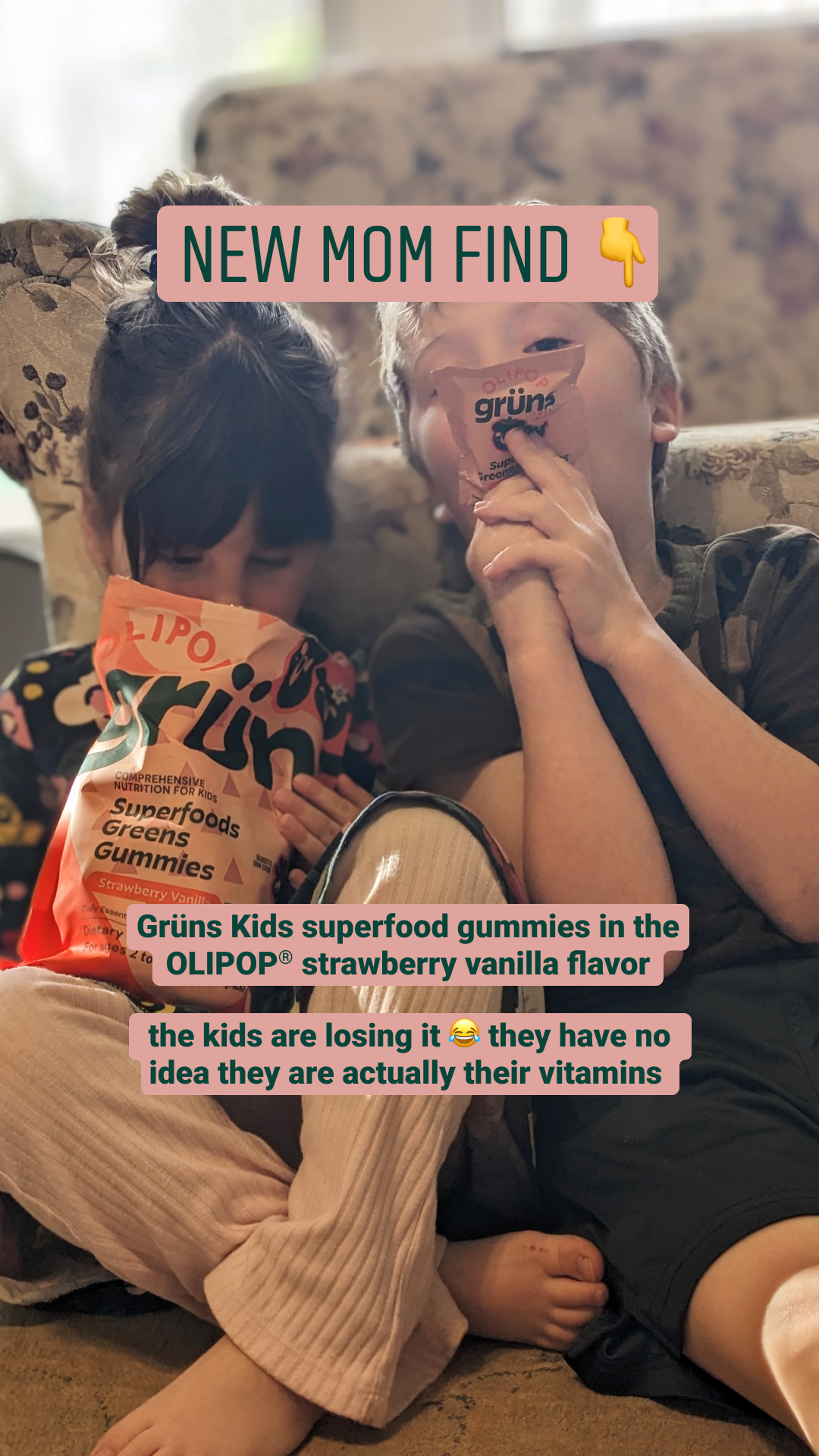 Grüns Kids Facebook ad