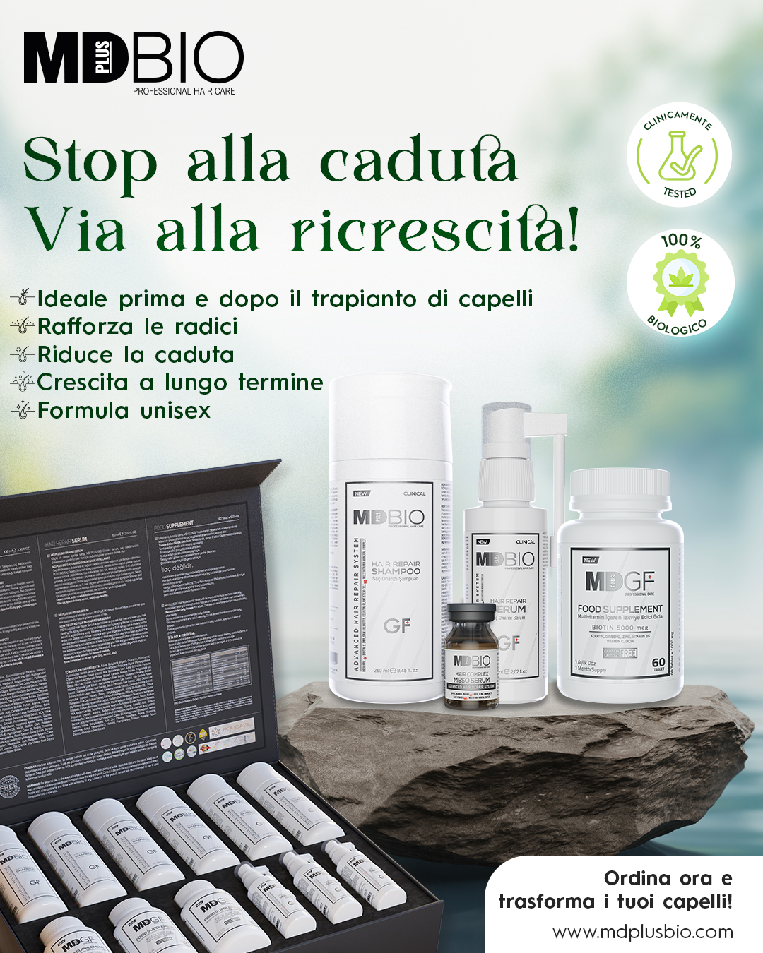 MD Plus Bio Professional Hair Care Facebook ad