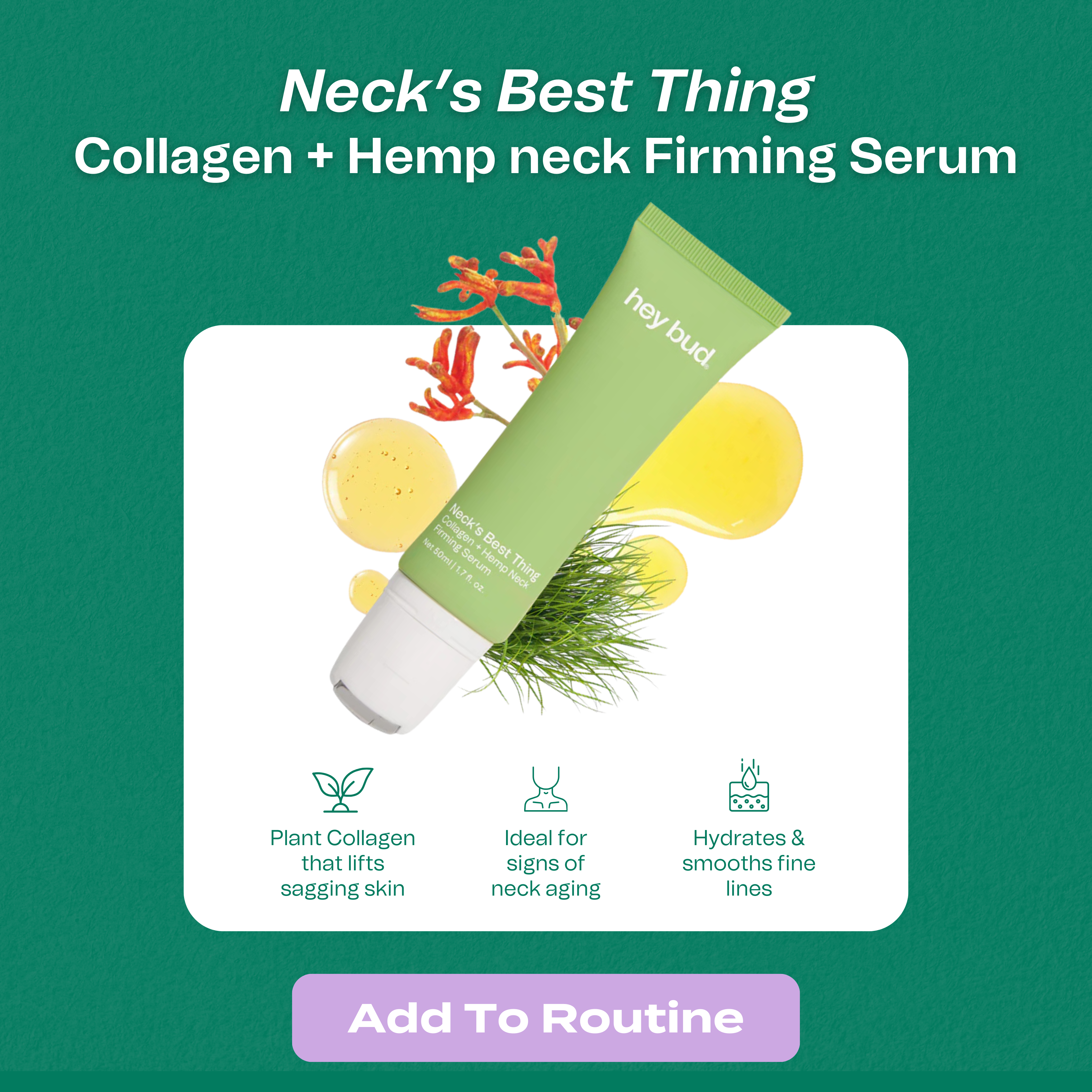 Hey Bud Skincare Facebook ad