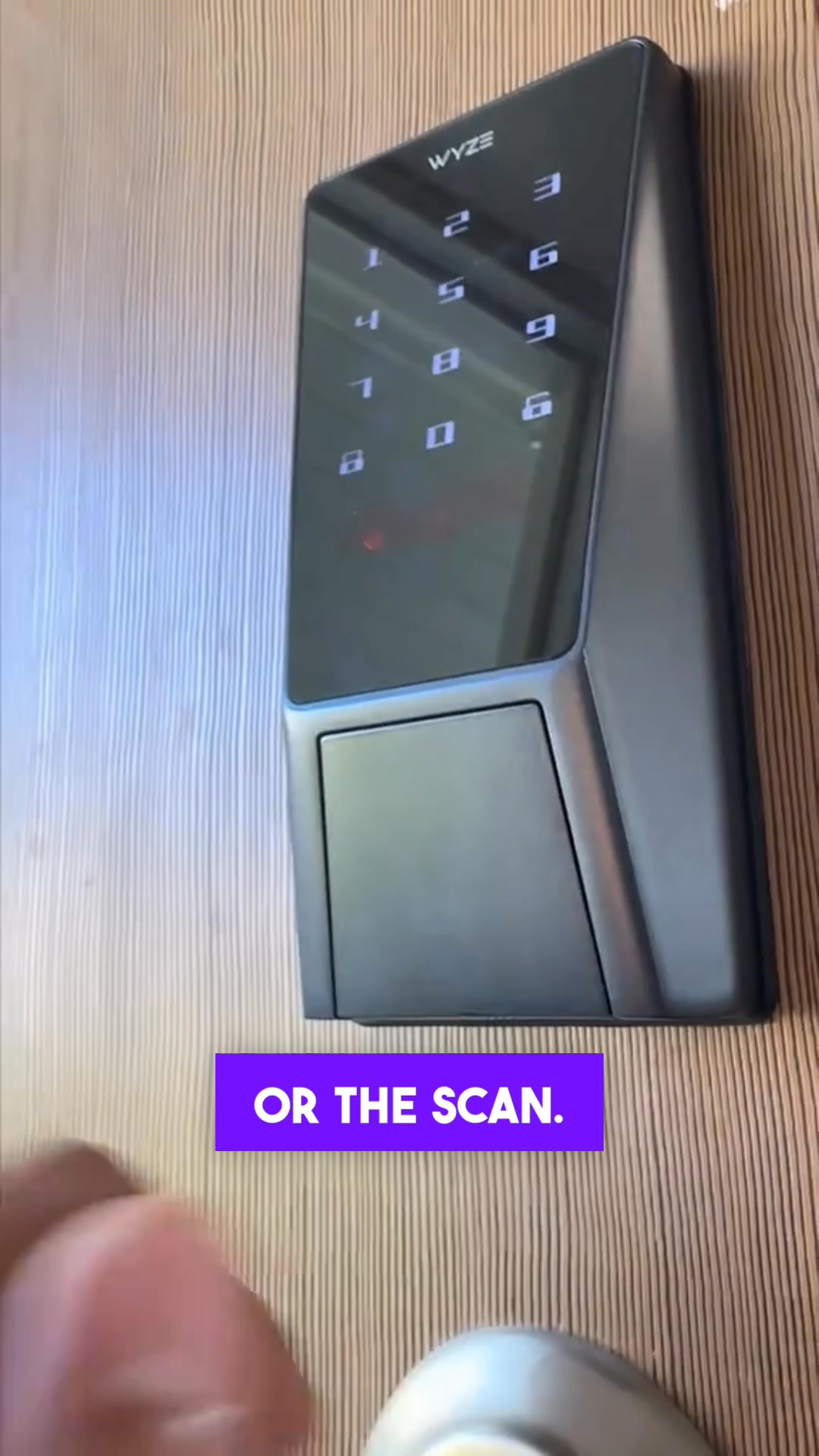 Wyze Facebook ad: Unlock with your palm
