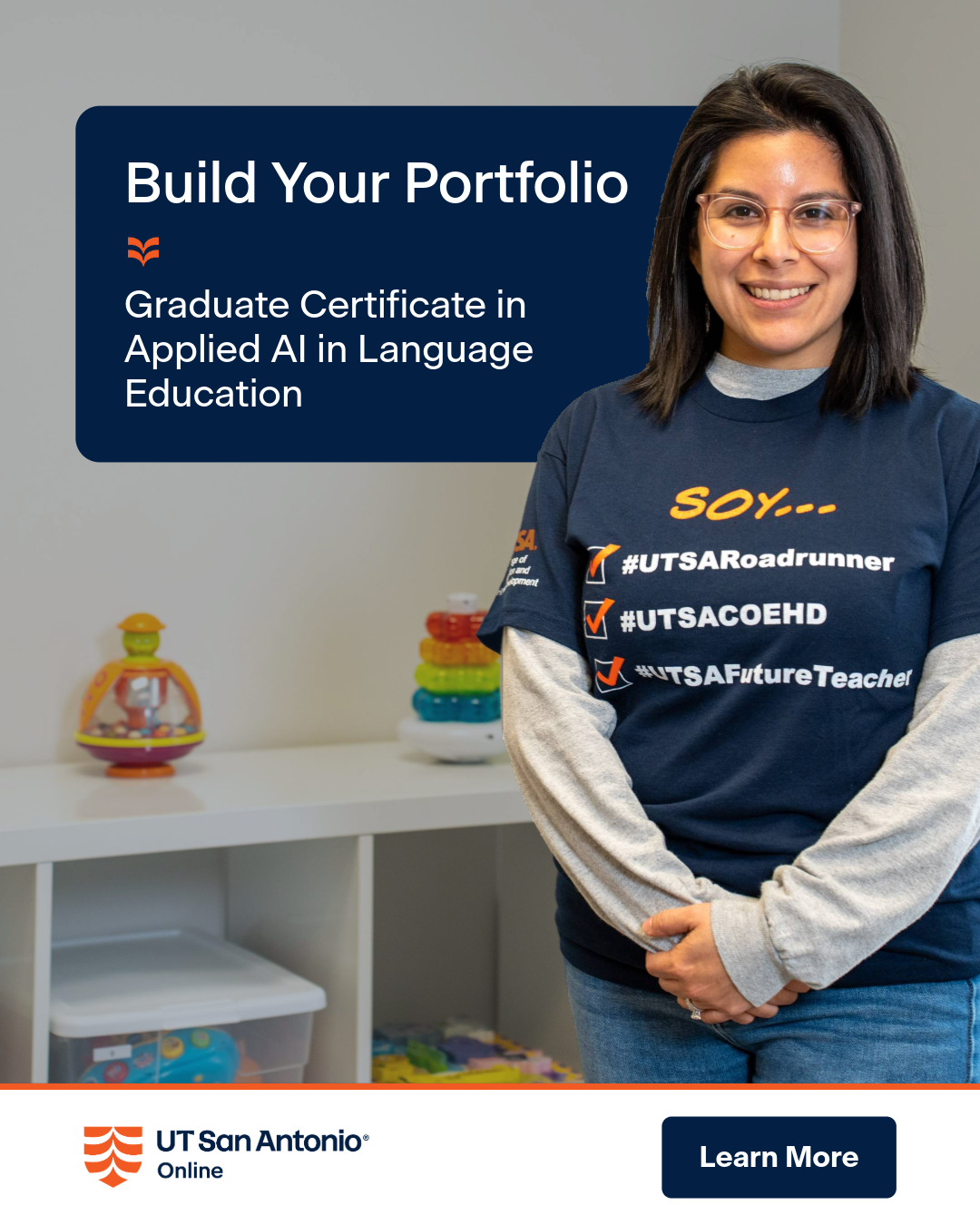 UT San Antonio Online Facebook ad from Jul 10, 2026