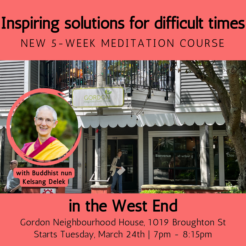 Kadampa Meditation Centre Vancouver Facebook ad from Mar 3, 2026
