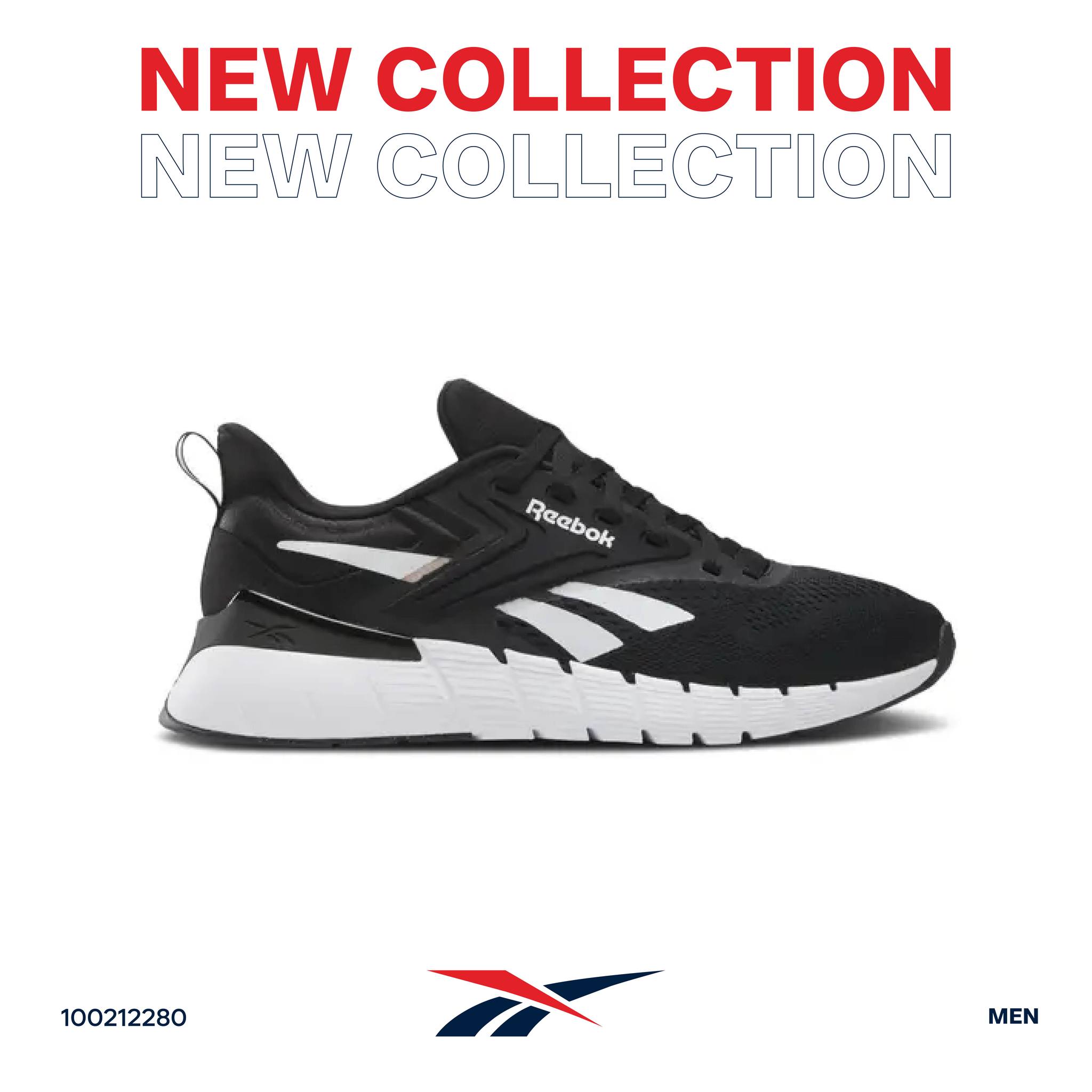 Reebok Palestine Facebook ad: اكتشفوا مجموعة الأحذية الرجالية 2025\2026 الجديدة من ريبوك…