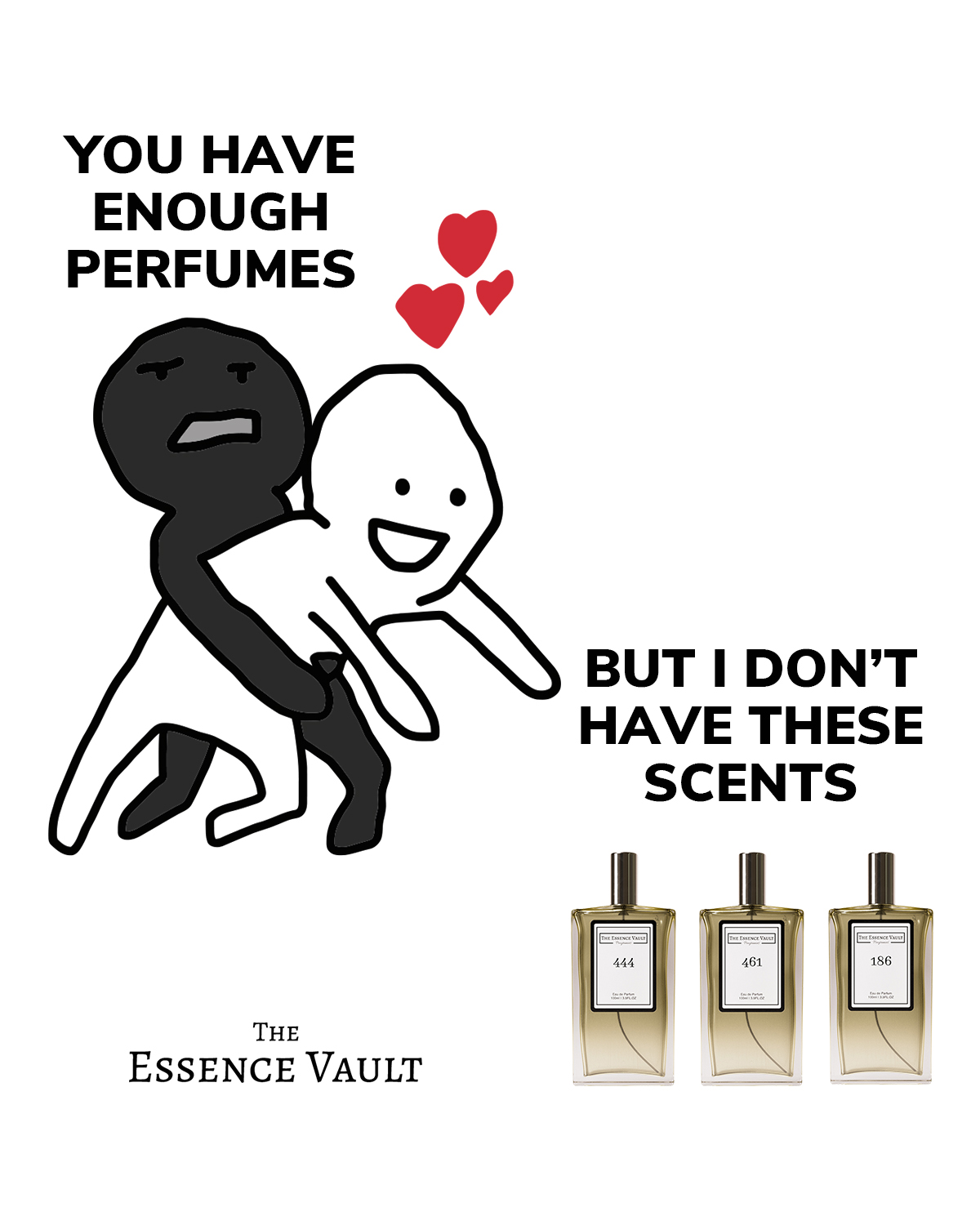 The Essence Vault Facebook ad