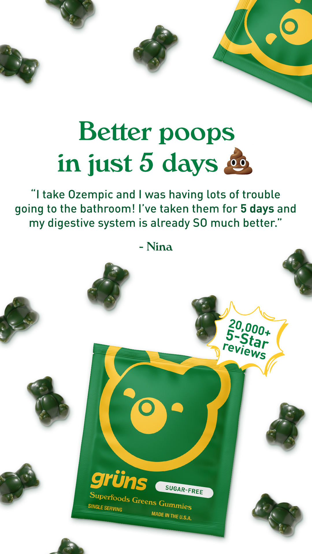 Grüns Facebook ad