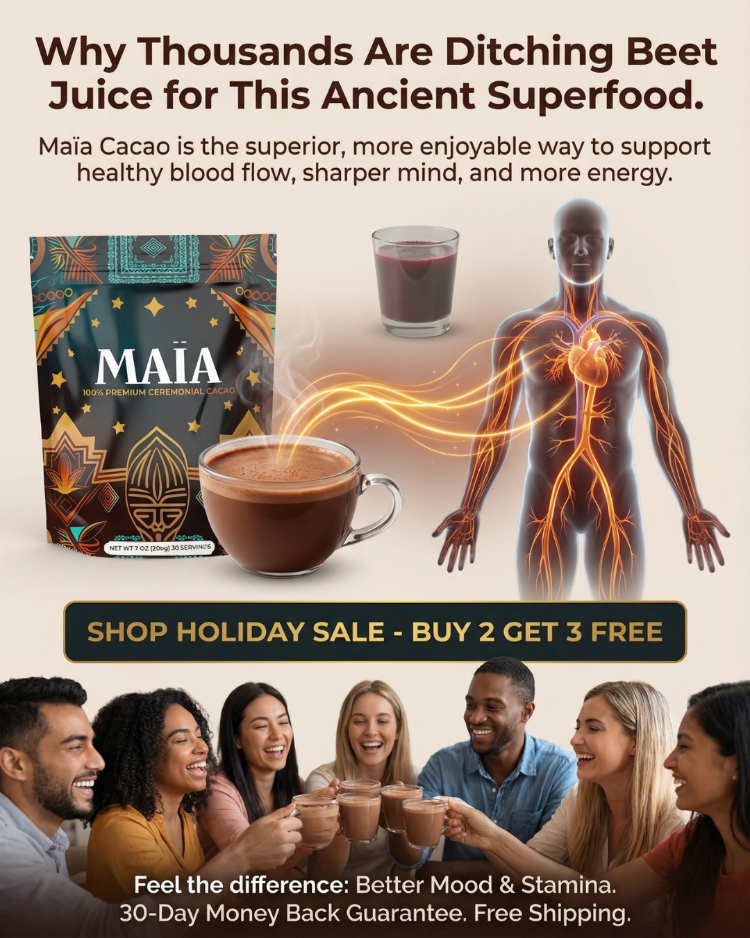 Flavanol Research Institute  Facebook ad
