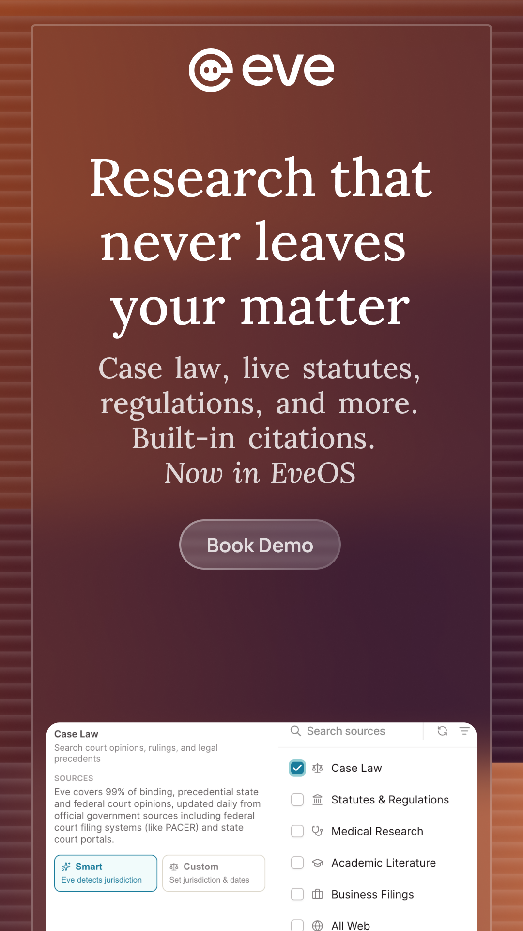 Eve Legal Facebook ad