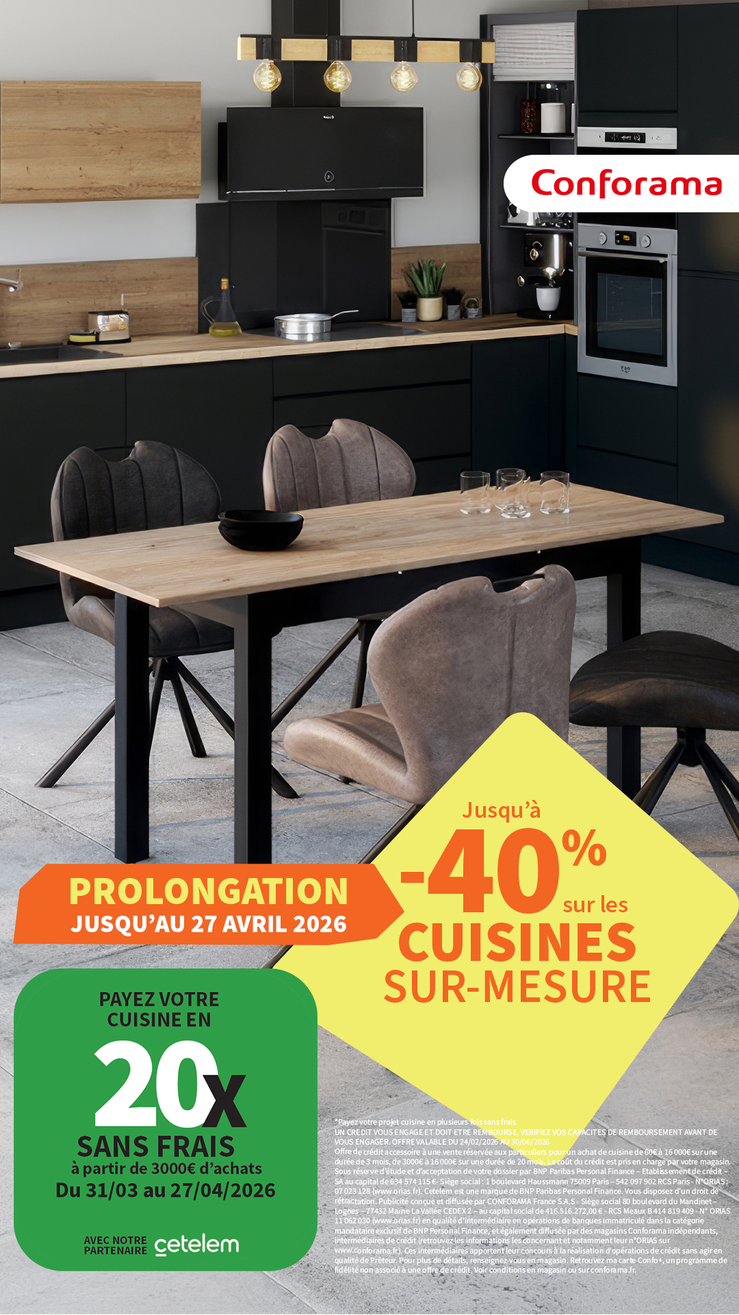 Conforama Facebook ad