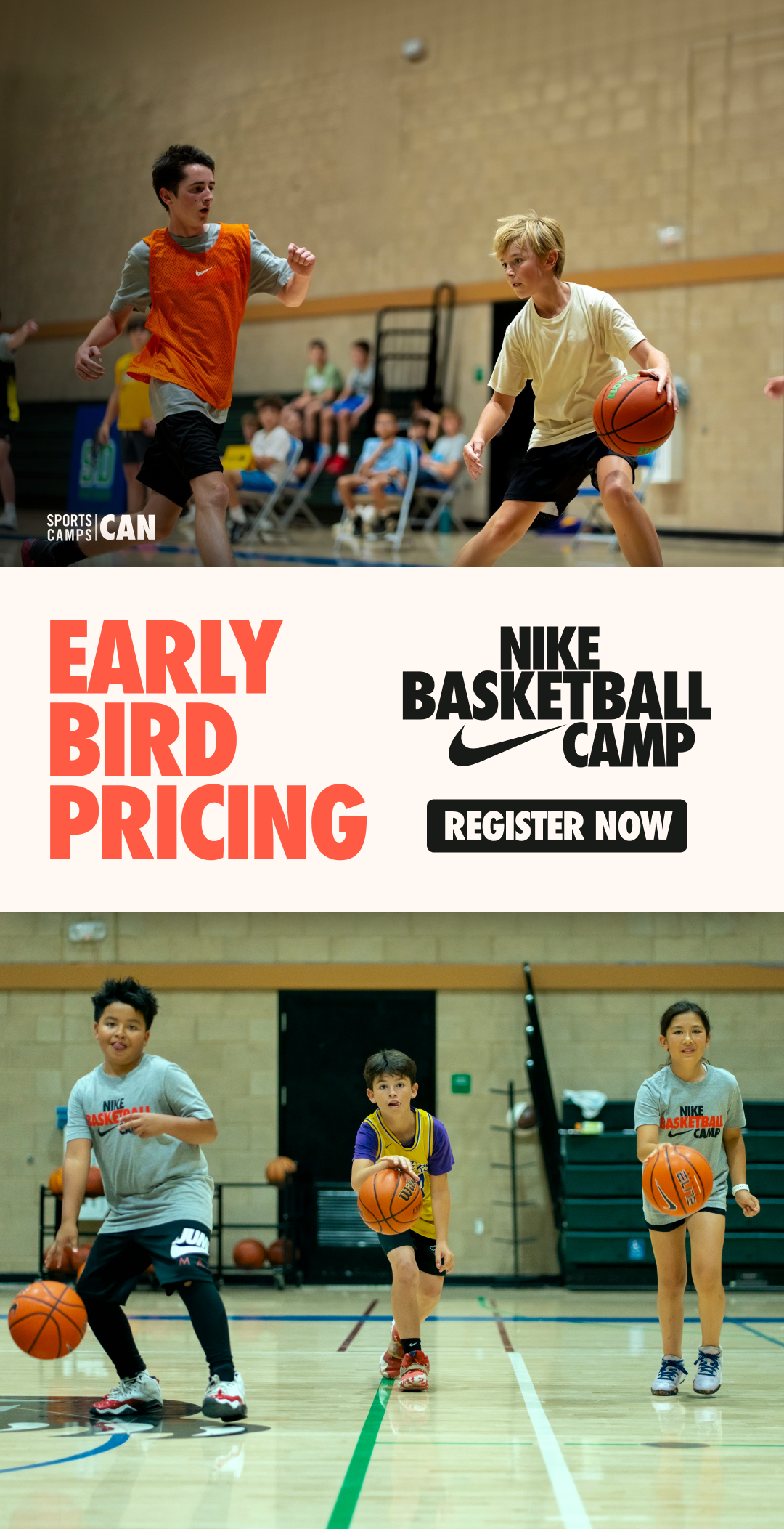 Nike Sports Camps Canada Facebook ad