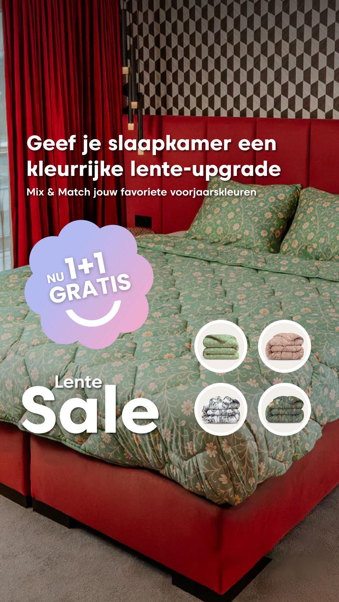 HappyBed Facebook ad