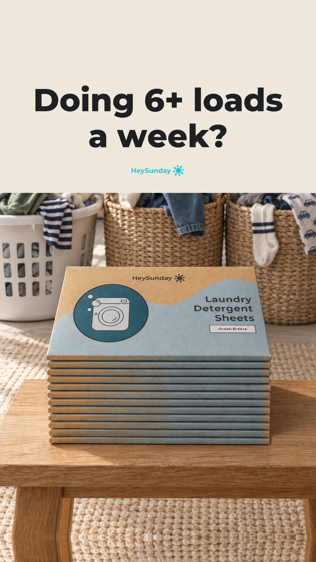 HeySunday Facebook ad: Free shipping, arrives in 3 to 5 days