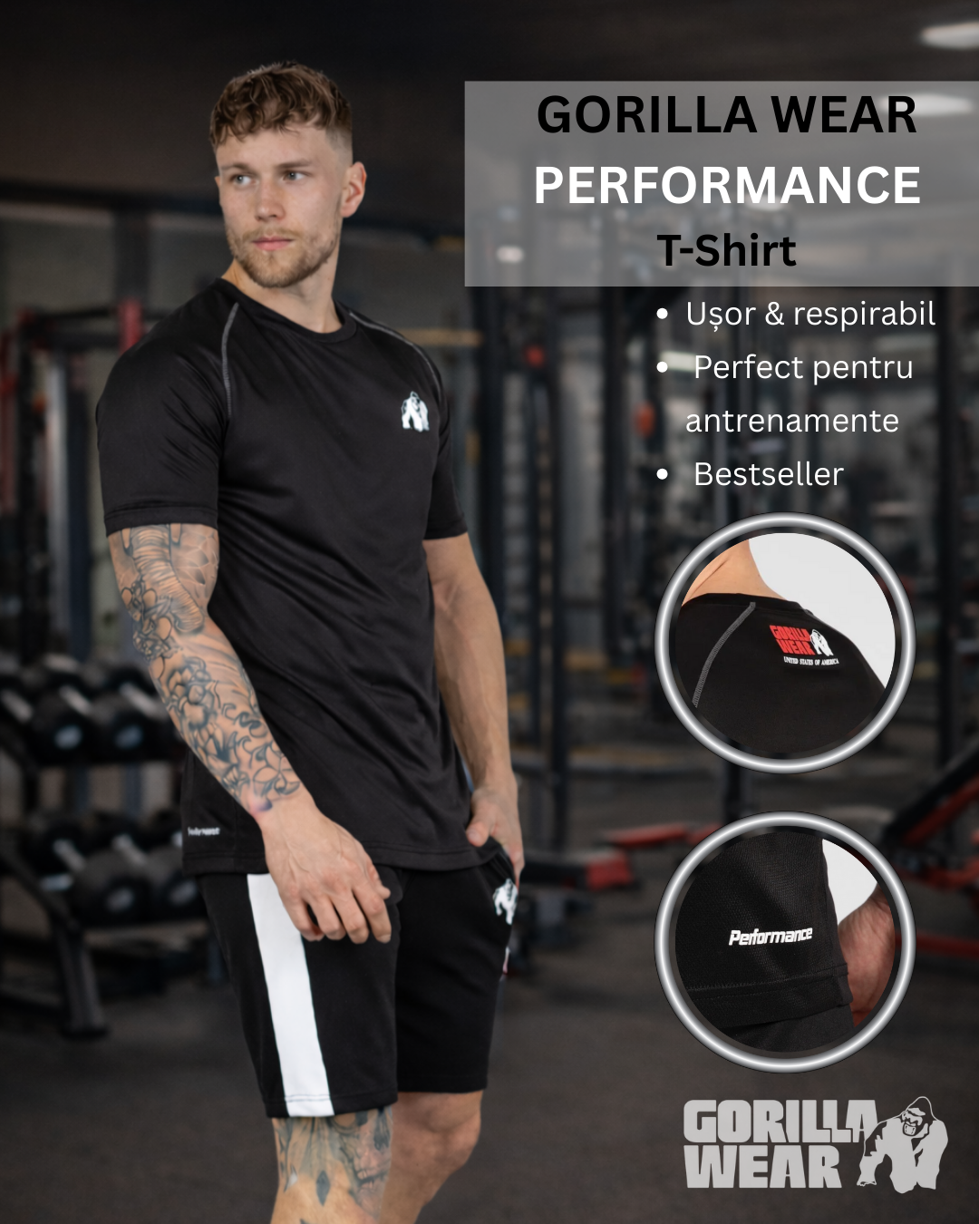 Gorilla Wear Romania Facebook ad
