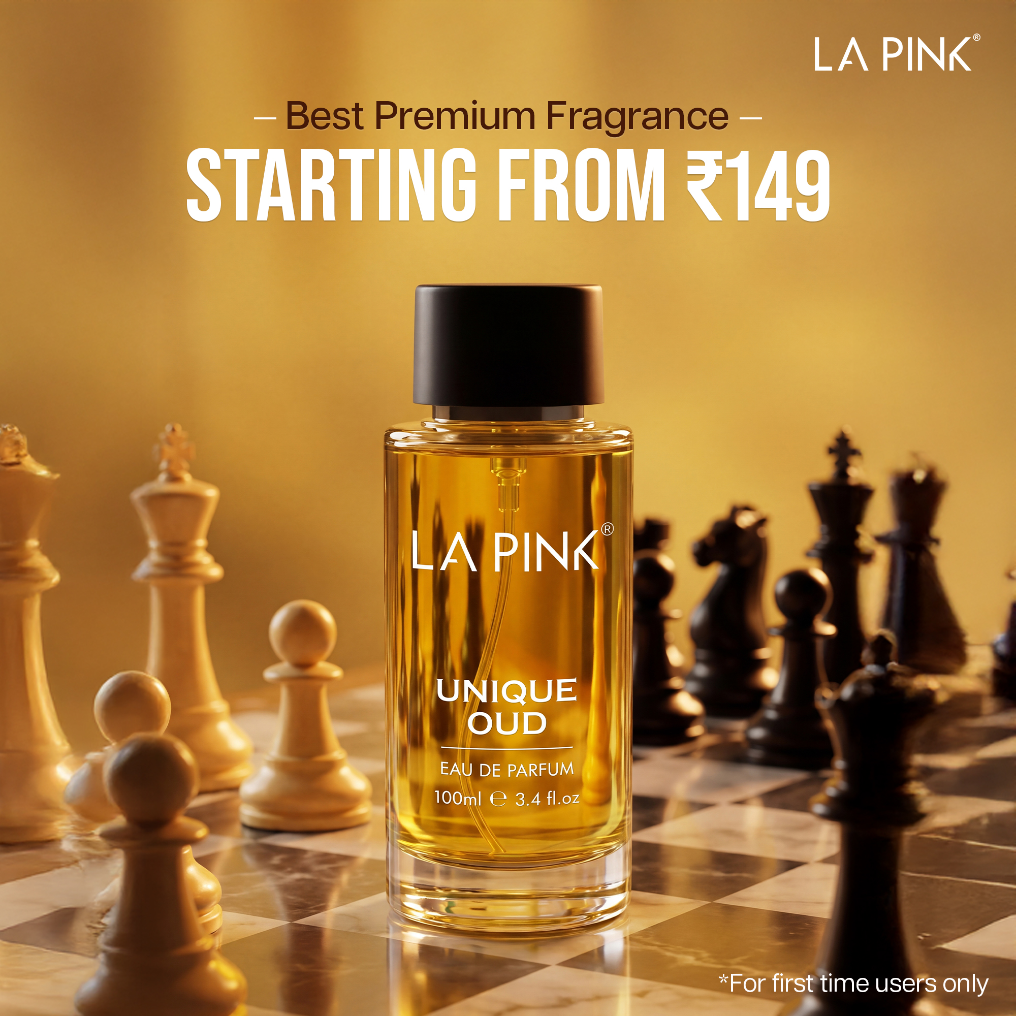 La Pink Facebook ad: A fragrance for every mood, every moment.