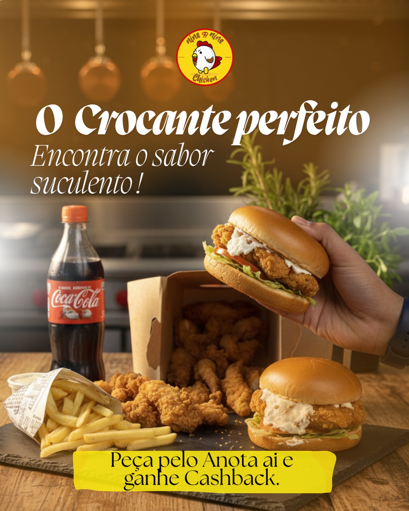 99 Chicken Facebook ad: 99 Chicken | Delivery em Amparo | Pedido online