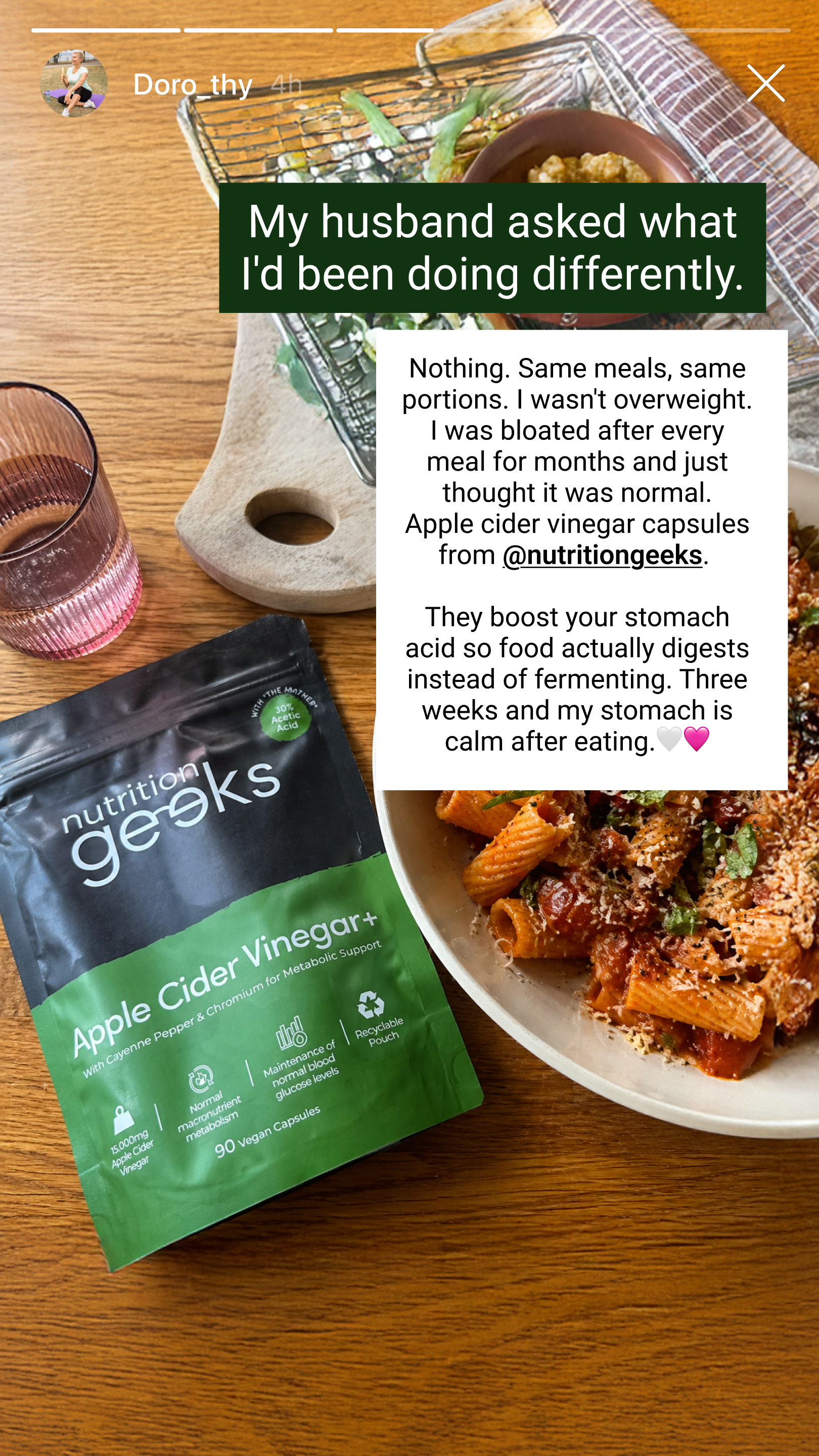 Nutrition Geeks Facebook ad
