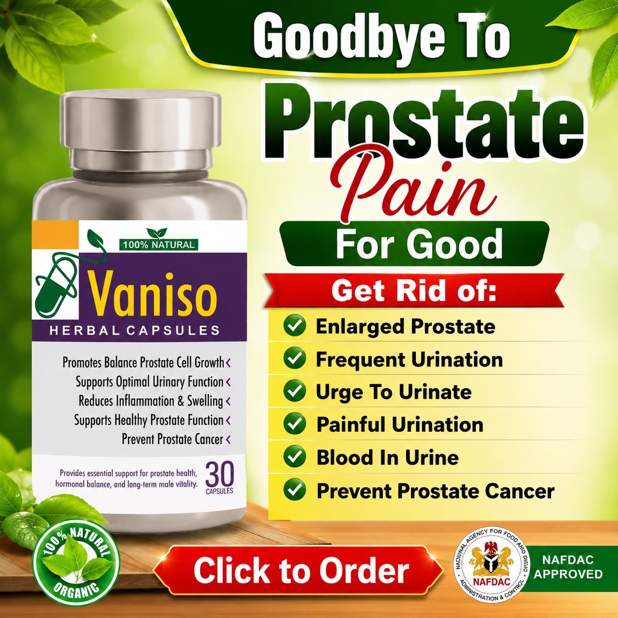 Fight Infections Naturally Facebook ad: Still Running To Toilet Every 30 Minutes? Your Prostate Is…