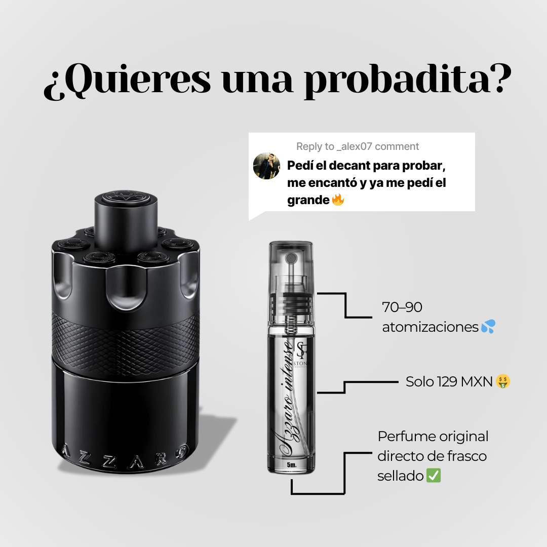 Stone Fragrances México Facebook ad: Oler Caro Diario