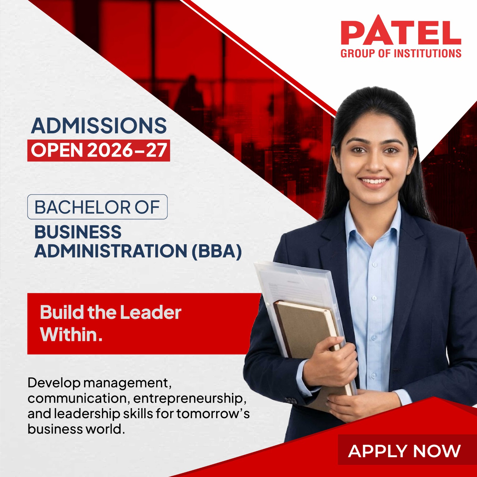 MPU Facebook ad: Admissions Open 2026-27 | Apply Now