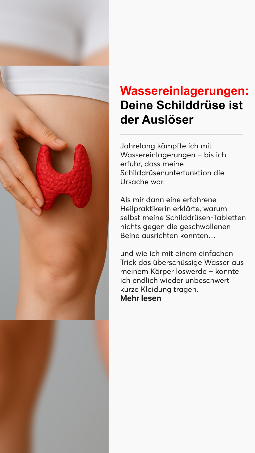 Mission Schilddrüse Facebook ad