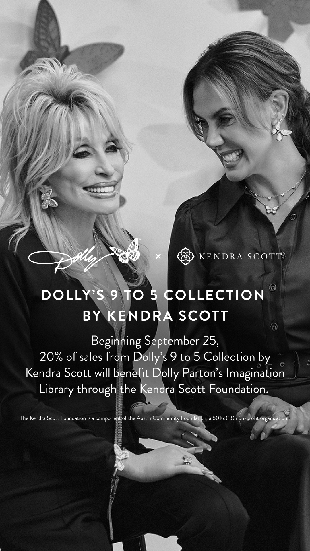 Kendra Scott Facebook ad: Shop for Good
