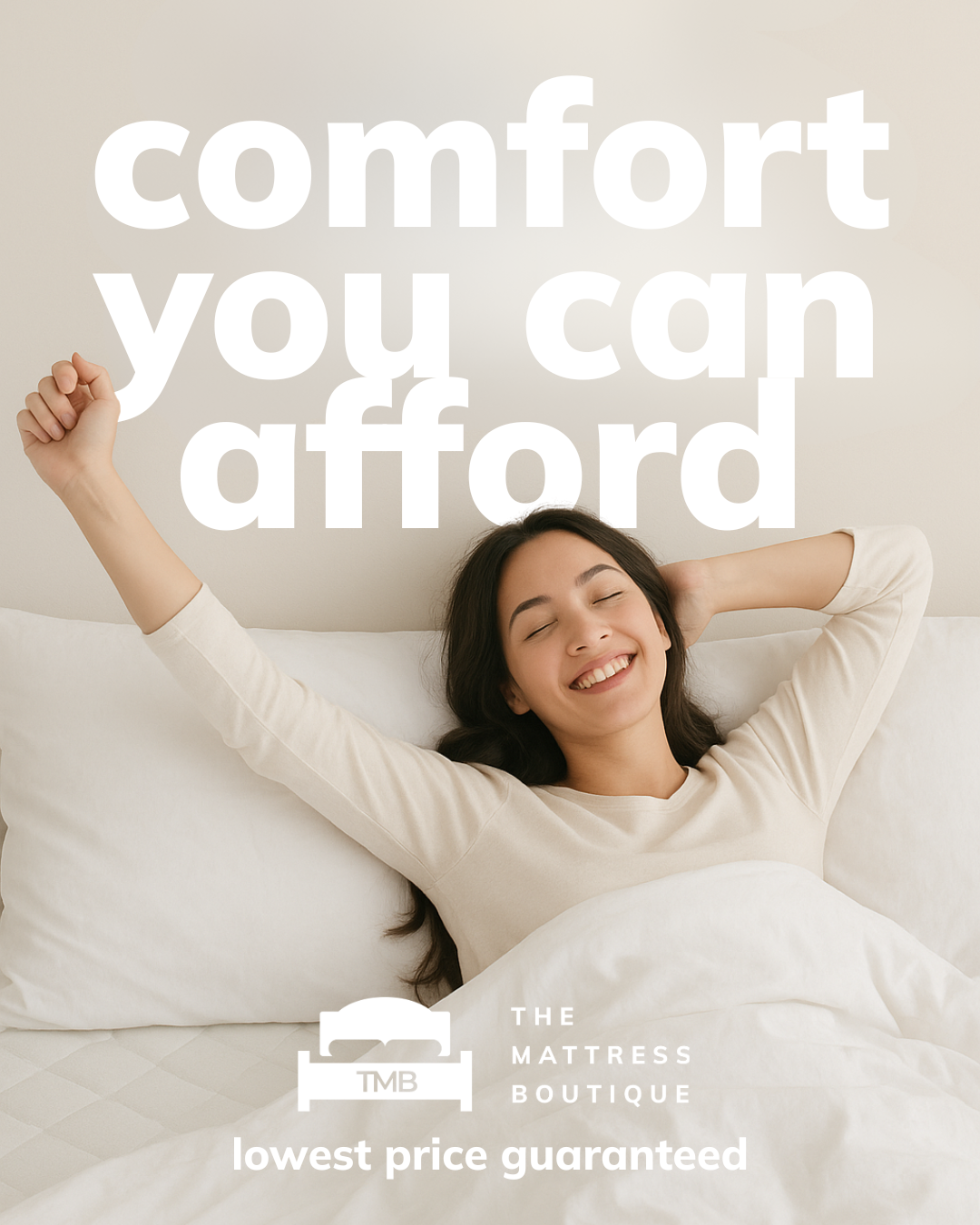 The Mattress Boutique Facebook ad