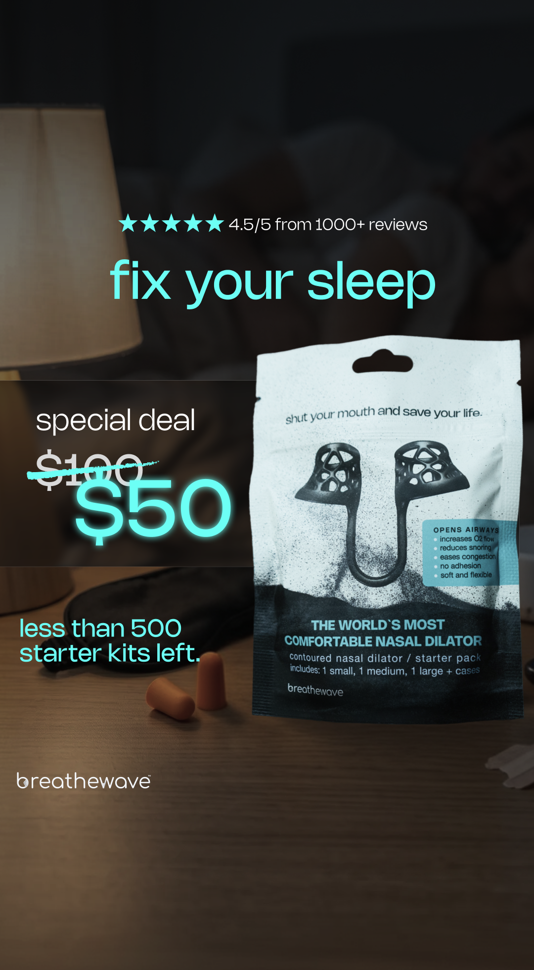 Breathewave Facebook ad: Limited Time Only