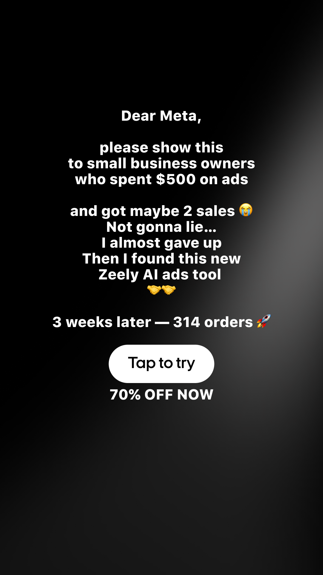Zeely: Grow Sales with AI Facebook ad