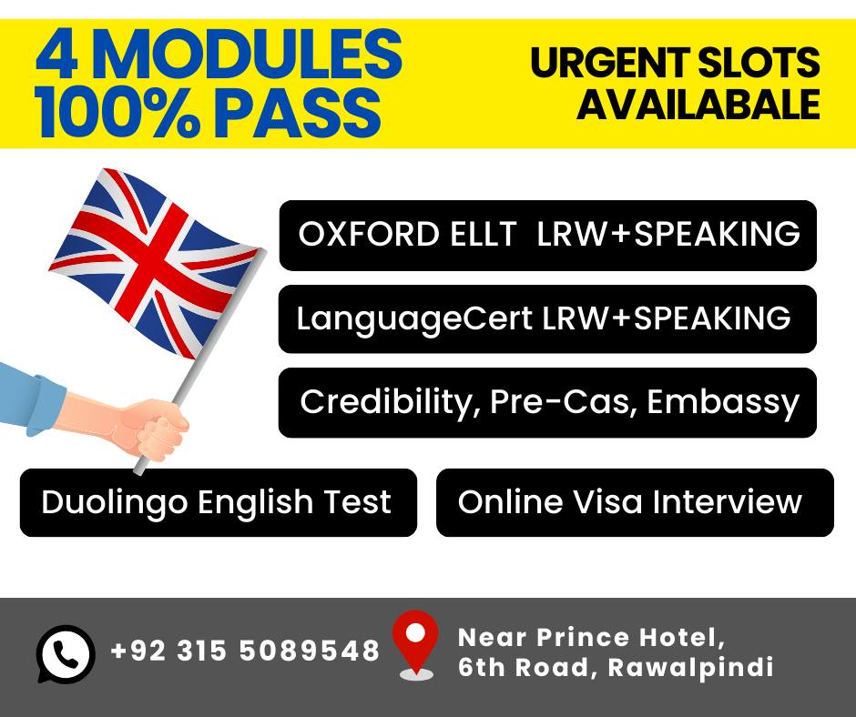 All 4 modules Facebook ad: Get ready to ace your English proficiency tests…