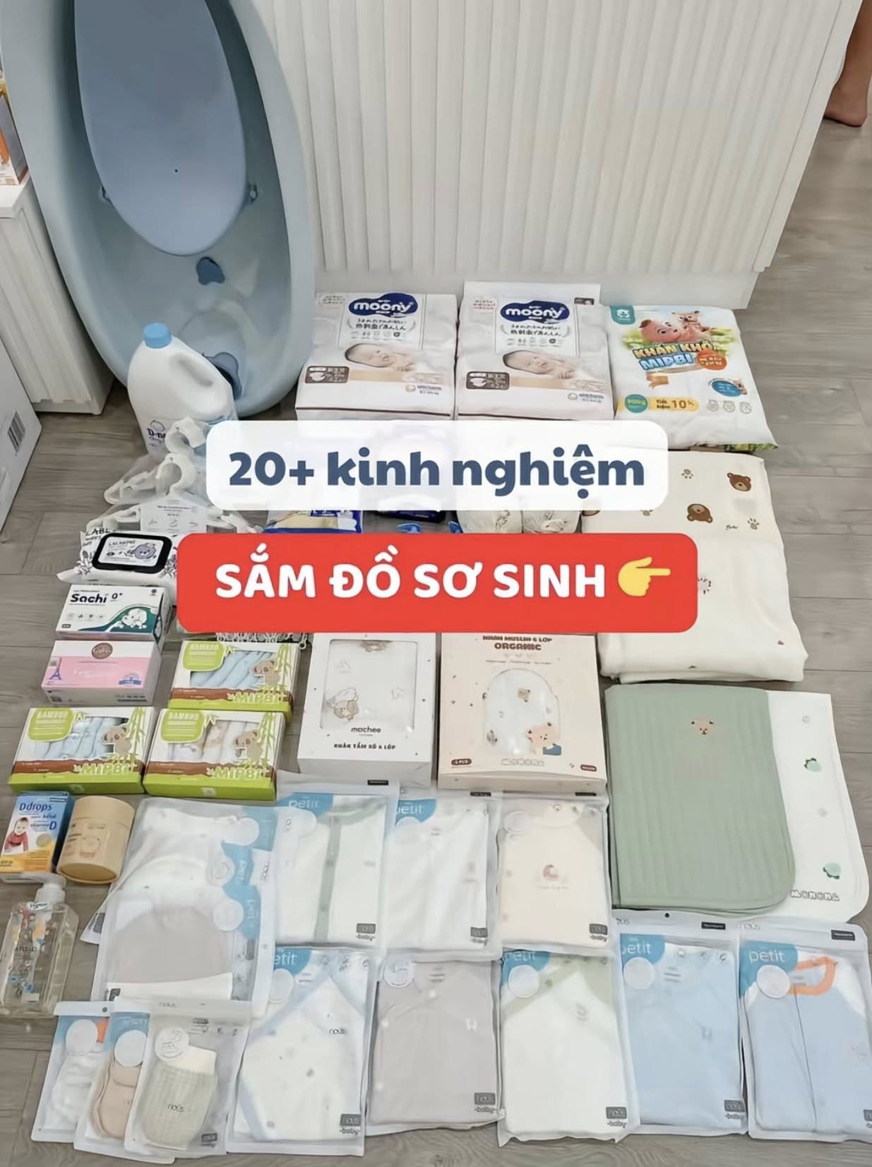 Hành Trình Mẹ Bỉm 2 Bé Facebook ad: 20+ KINH NGHIỆM SẮM ĐỒ SƠ SINH CHO…