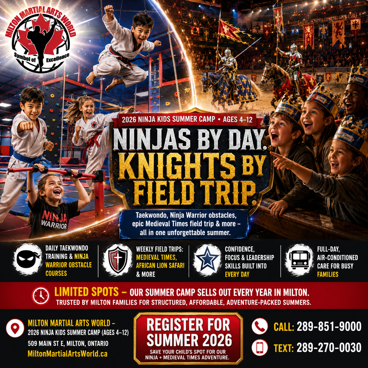 Milton Martial Arts World Facebook ad