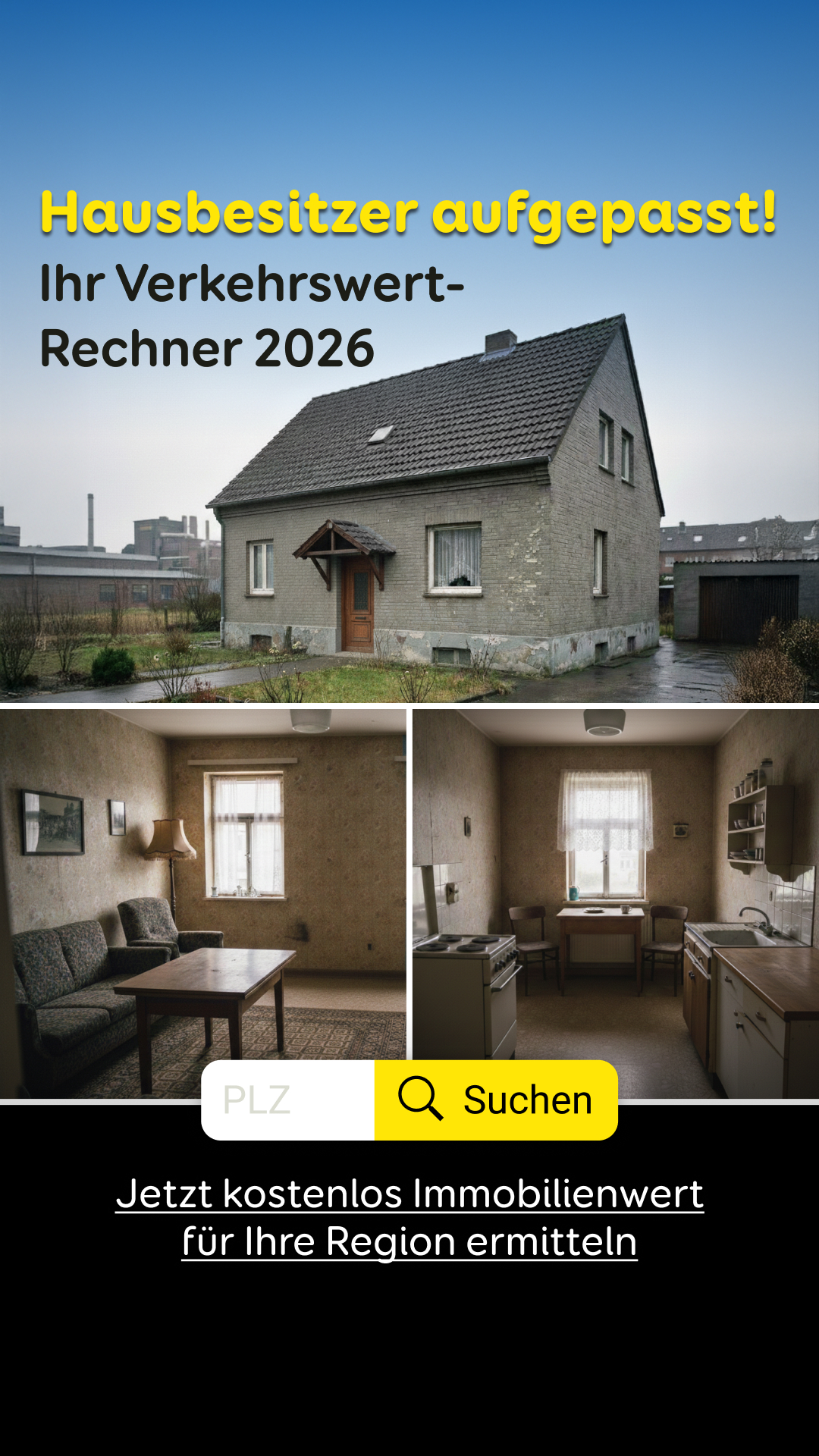 Aroundhome - Immobilienverkauf Facebook ad from Feb 9, 2026
