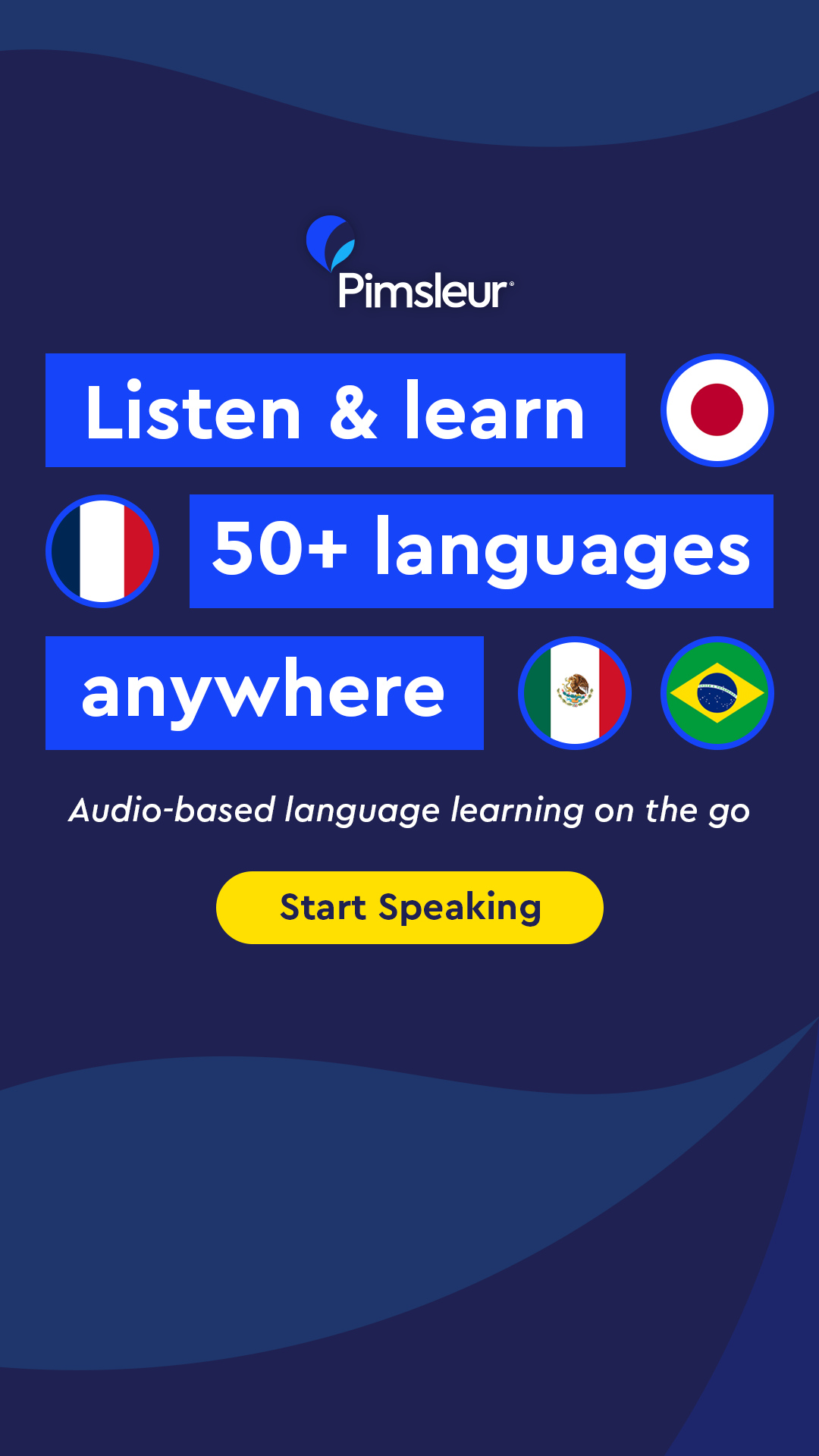 Pimsleur Language Programs Facebook ad
