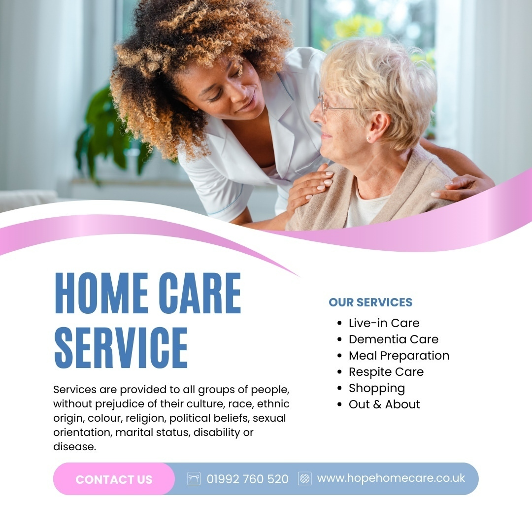 Hope Homecare Services Limited Facebook ad