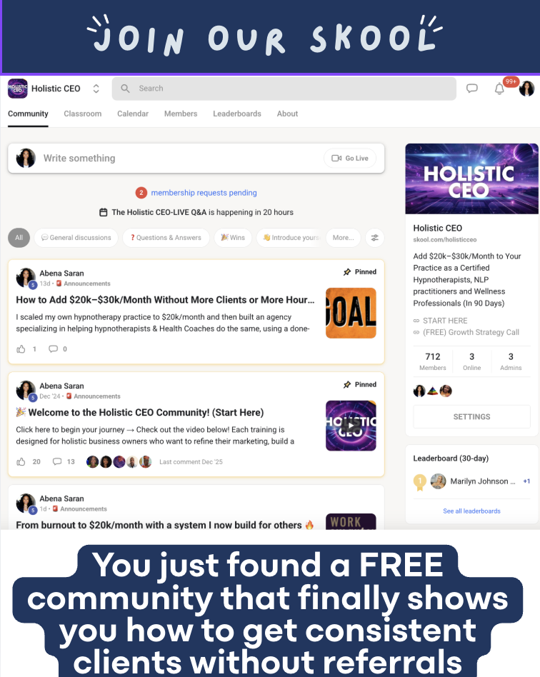 Abena Saran Coaching Facebook ad from May 18, 2026