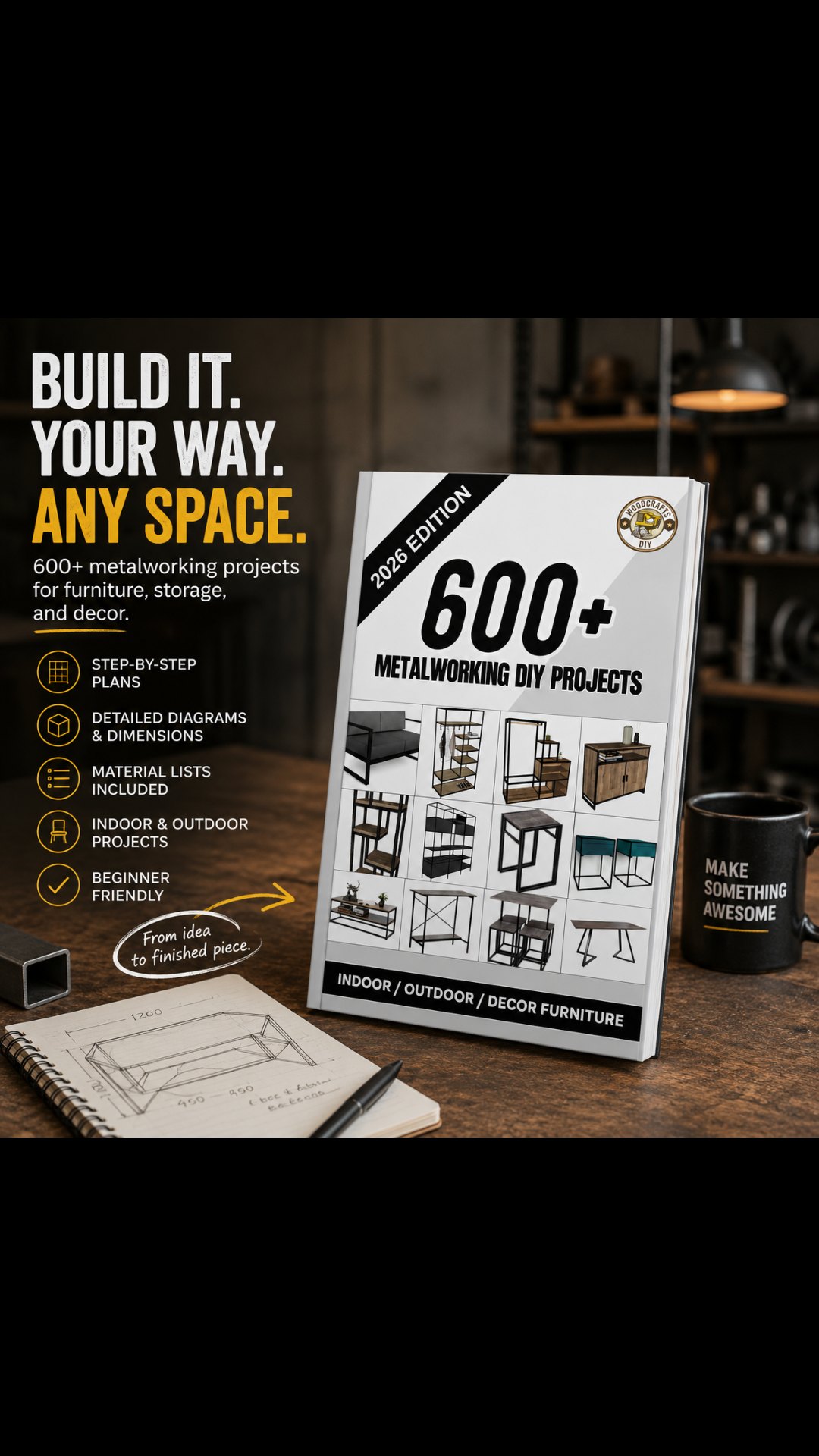 WoodCrafts DIY Facebook ad