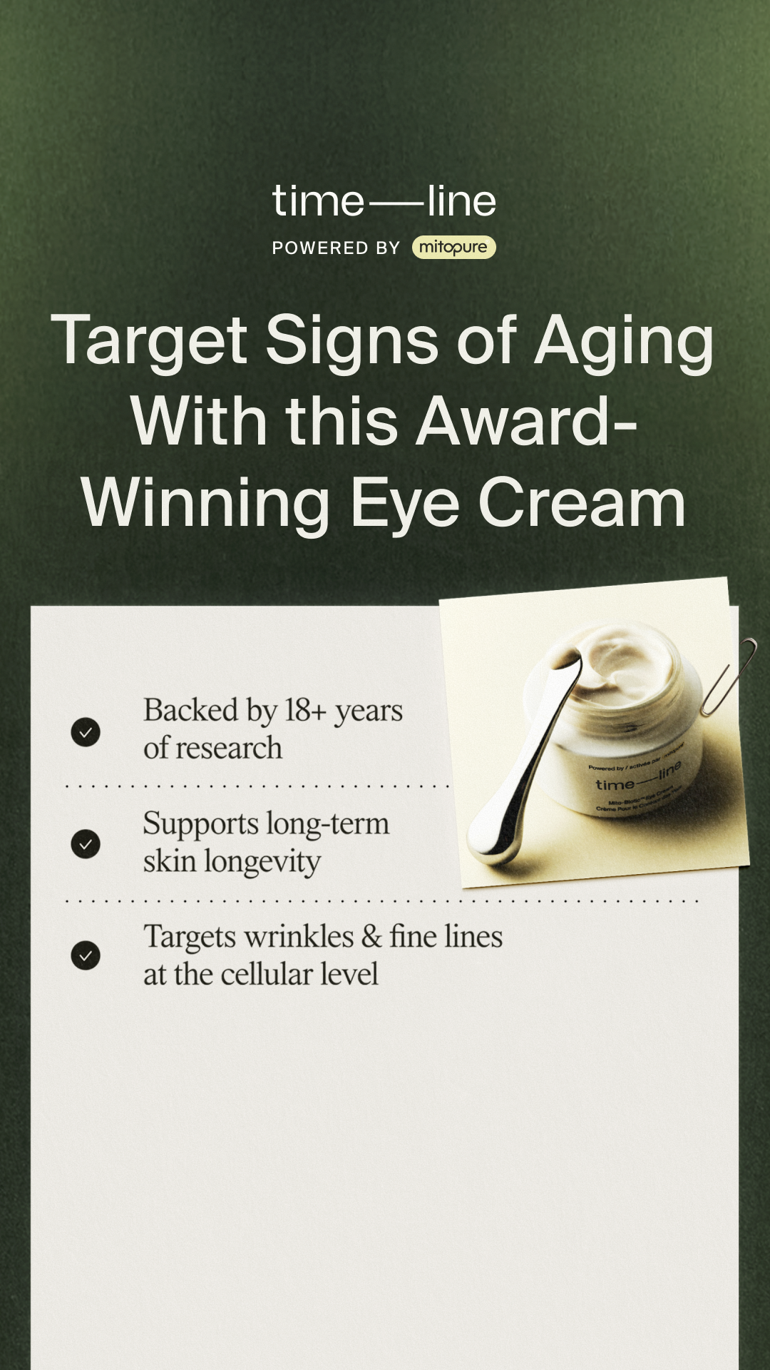 Timeline Longevity Facebook ad