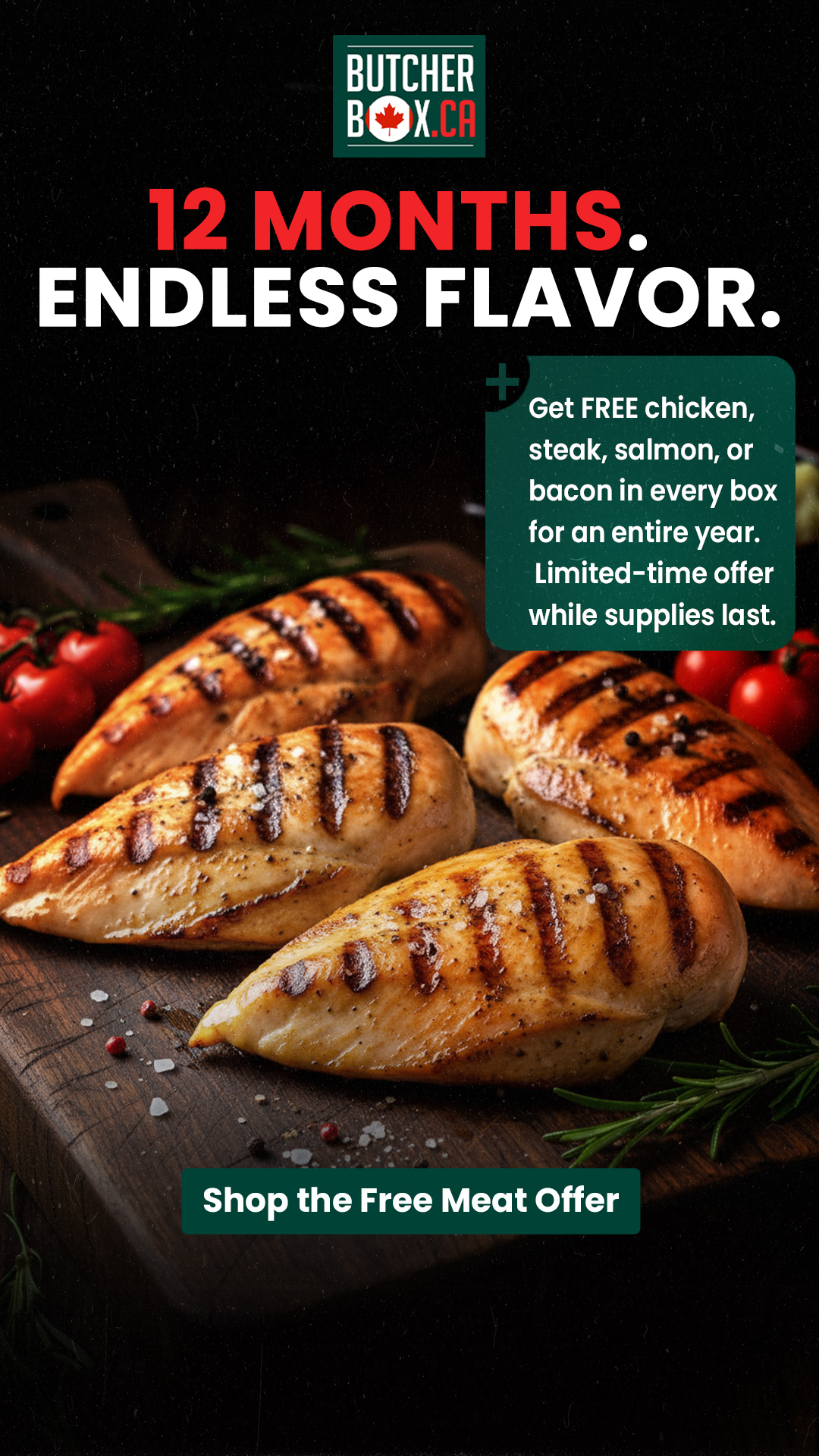 Butcher Box Facebook ad