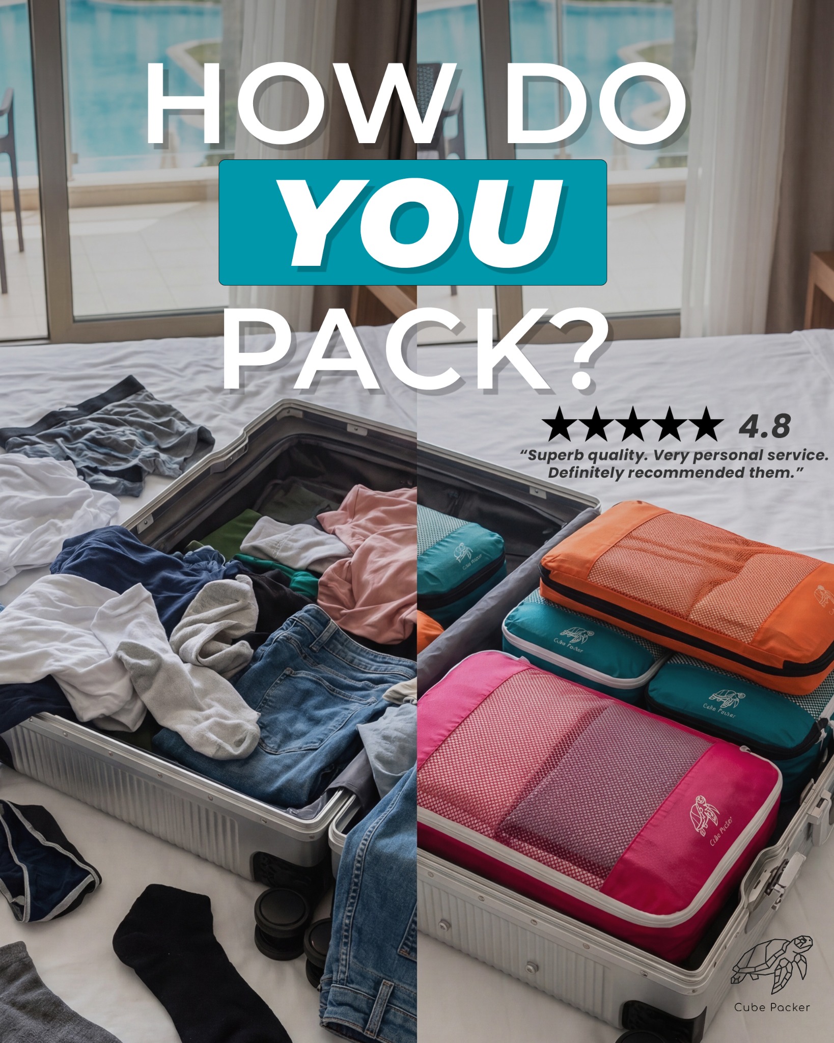 Cube Packer Facebook ad