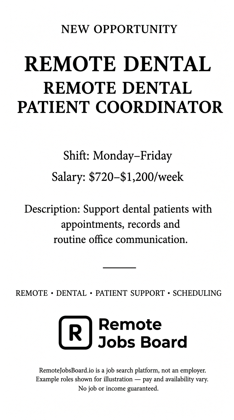 Remote Jobs Board - Work From Anywhere Facebook ad