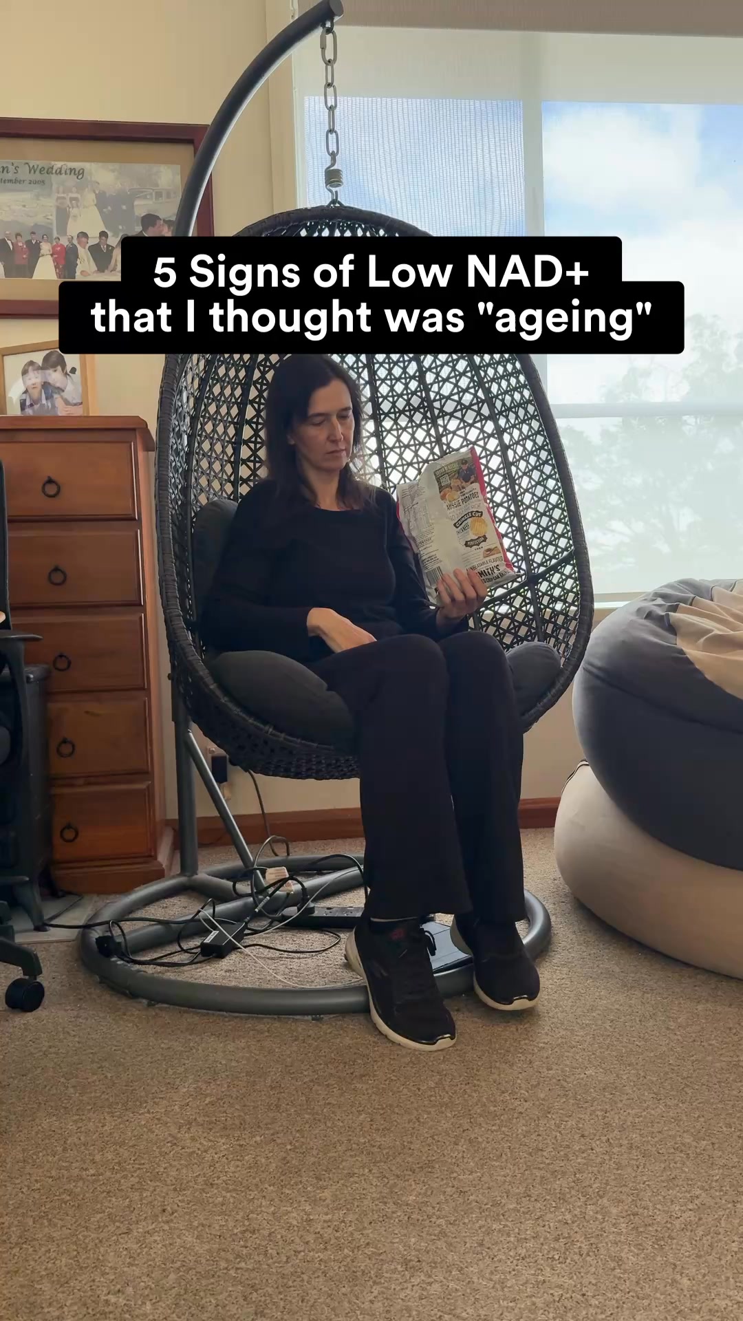 Longevity Insider Facebook ad: One Scoop = 18 Longevity Ingredients